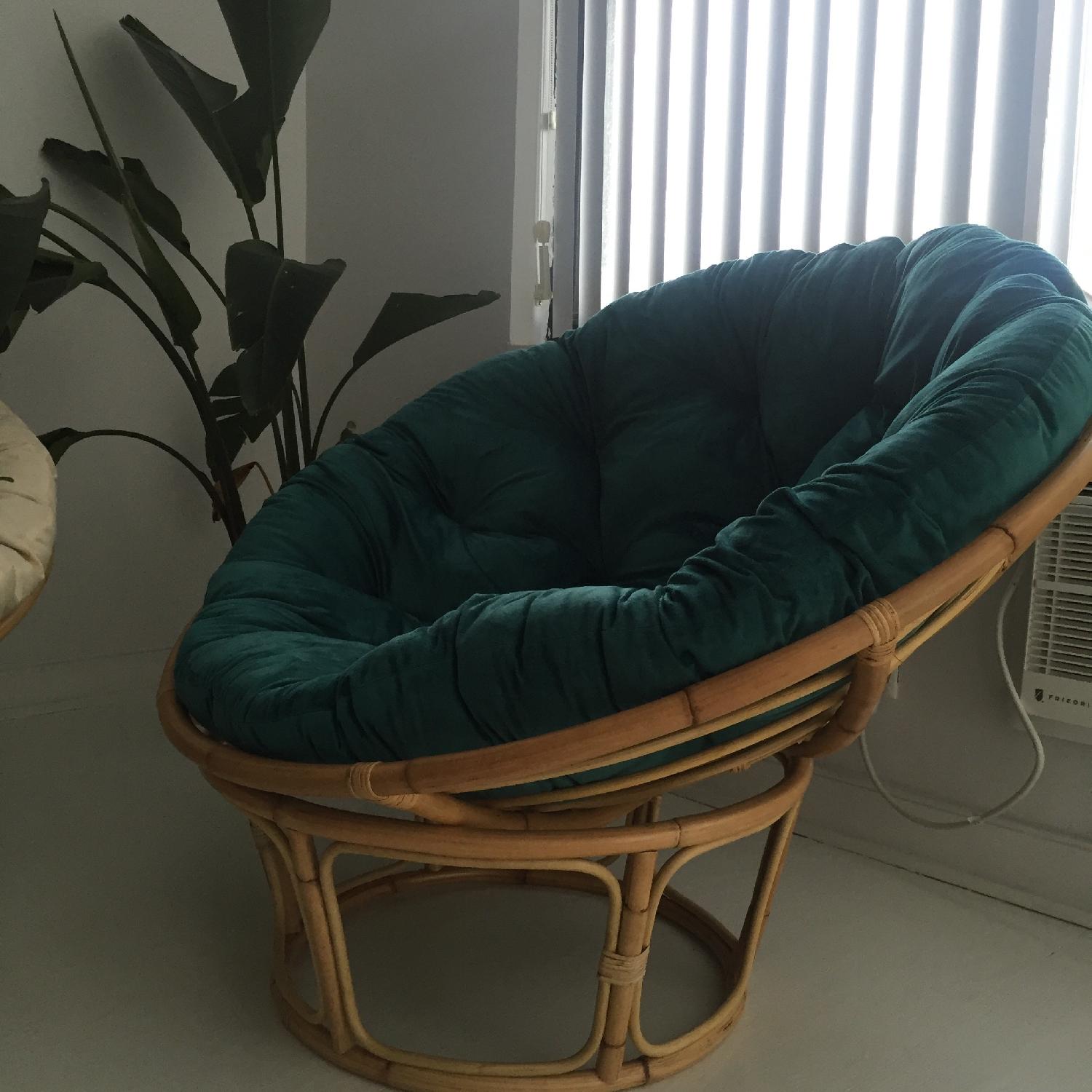 Papasan Chair Frame w/ Cushion - image-2