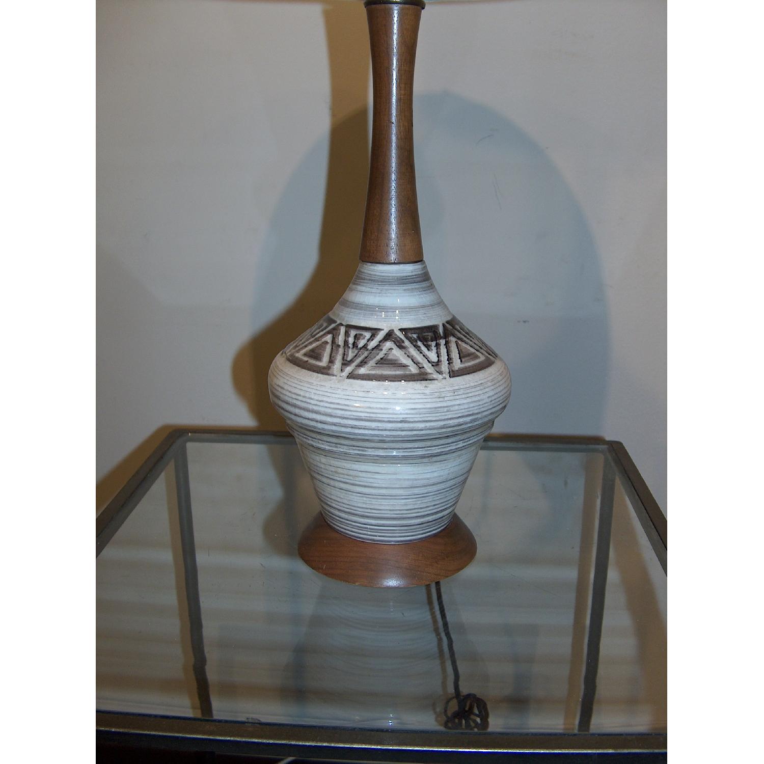 Mid Century Original Ceramic Table Lamp - image-2