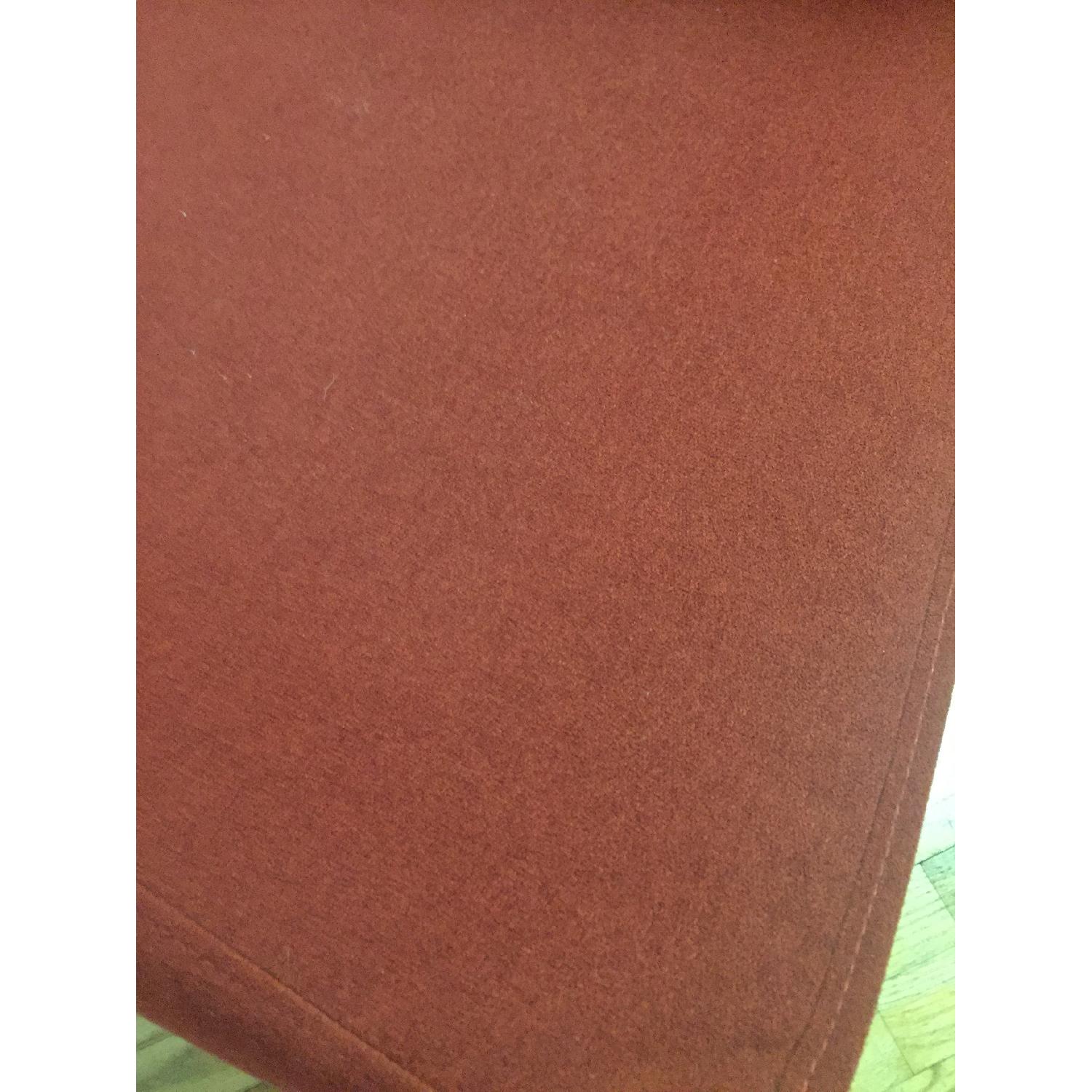 West Elm Armless Red Sofa - image-6