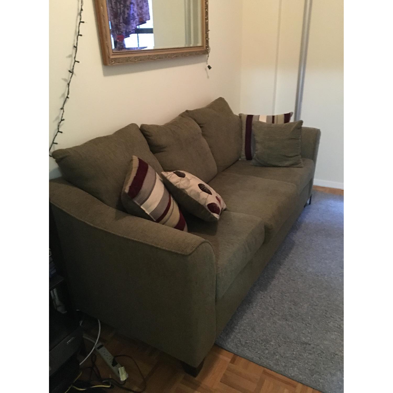 Serta Upholstery Cooper Sofa in Green - image-1