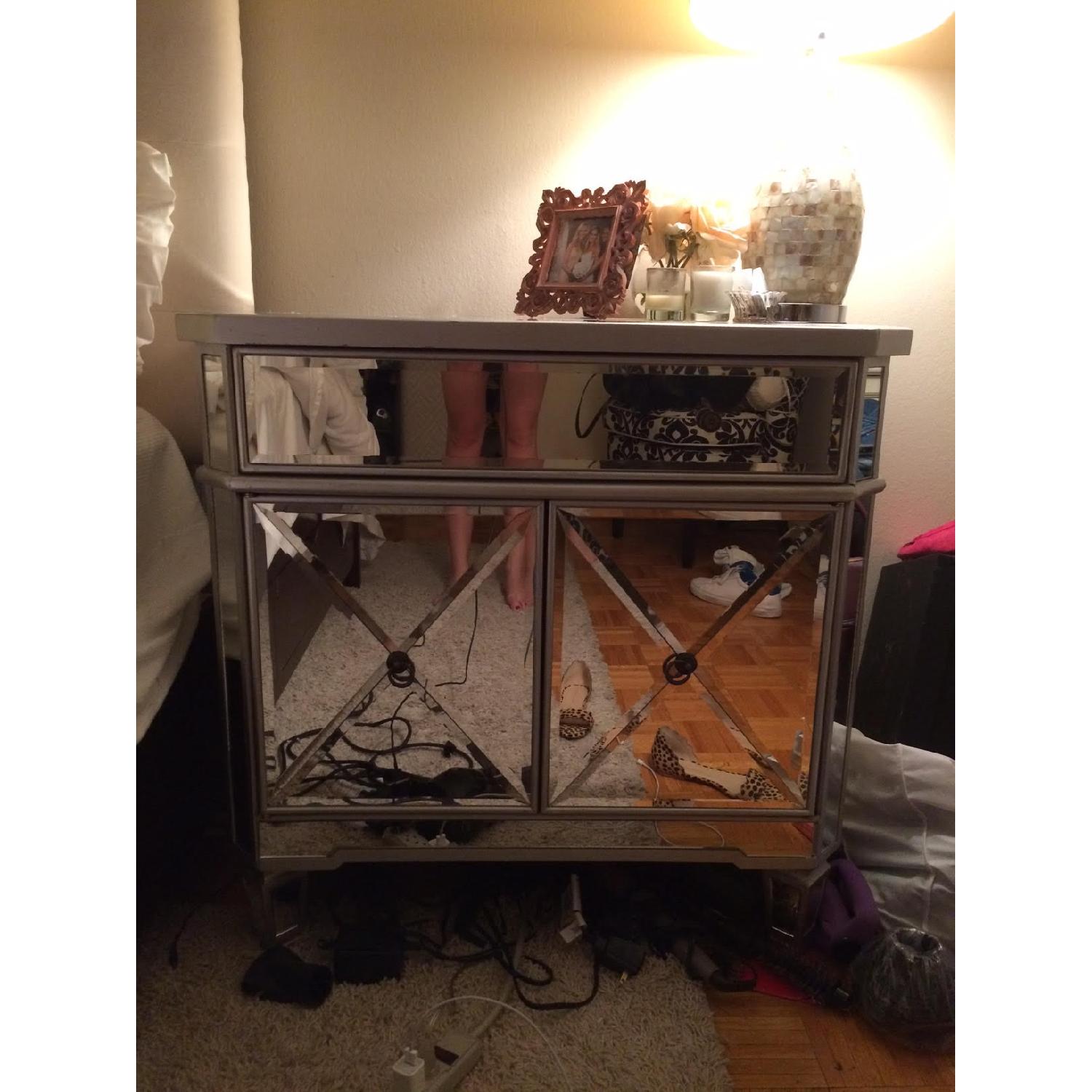 Mirrored Nightstand/Dresser - image-1