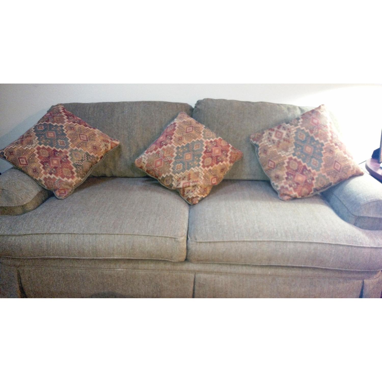 Bassett Furniture Sofa in Light Green - image-1