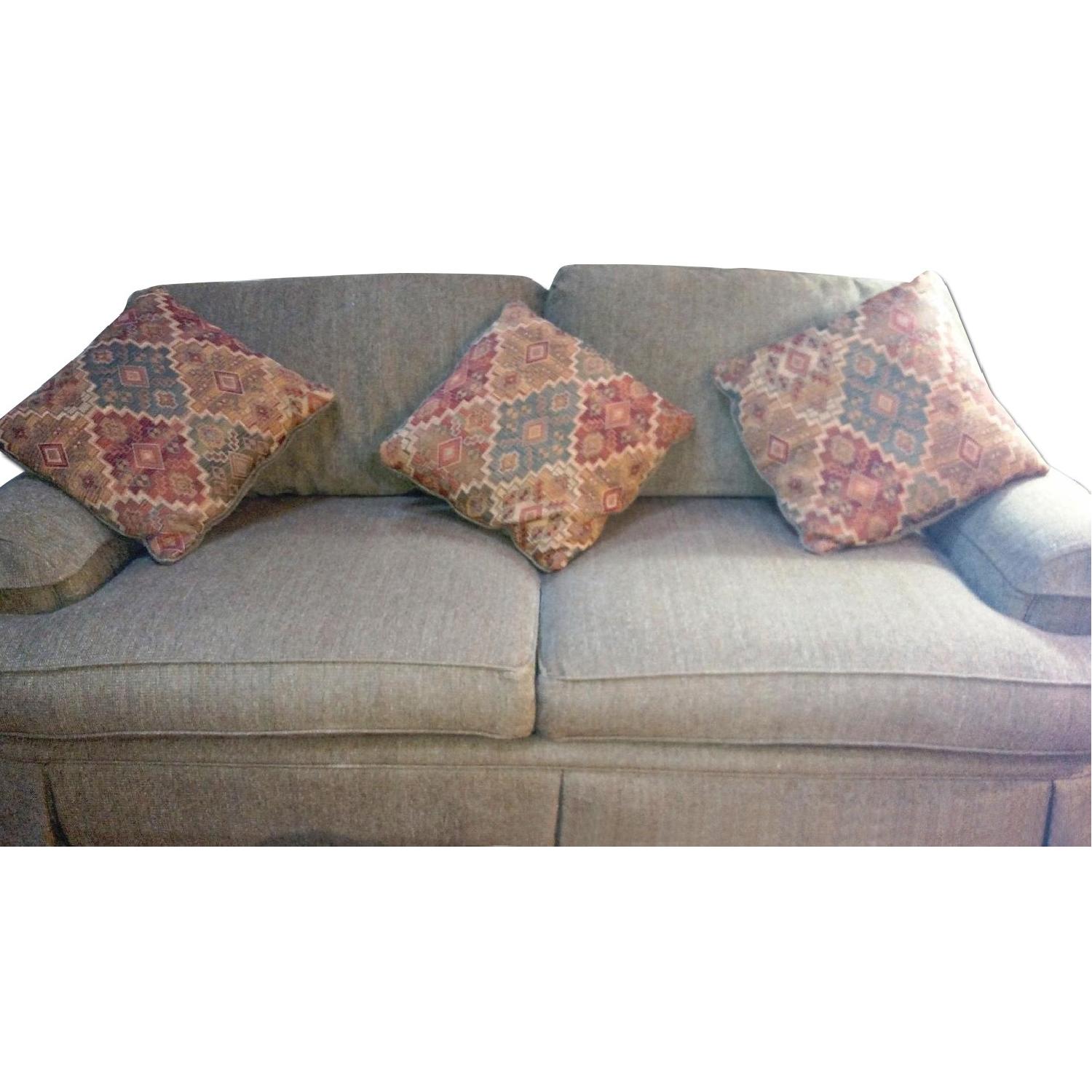 Bassett Furniture Sofa in Light Green - image-0