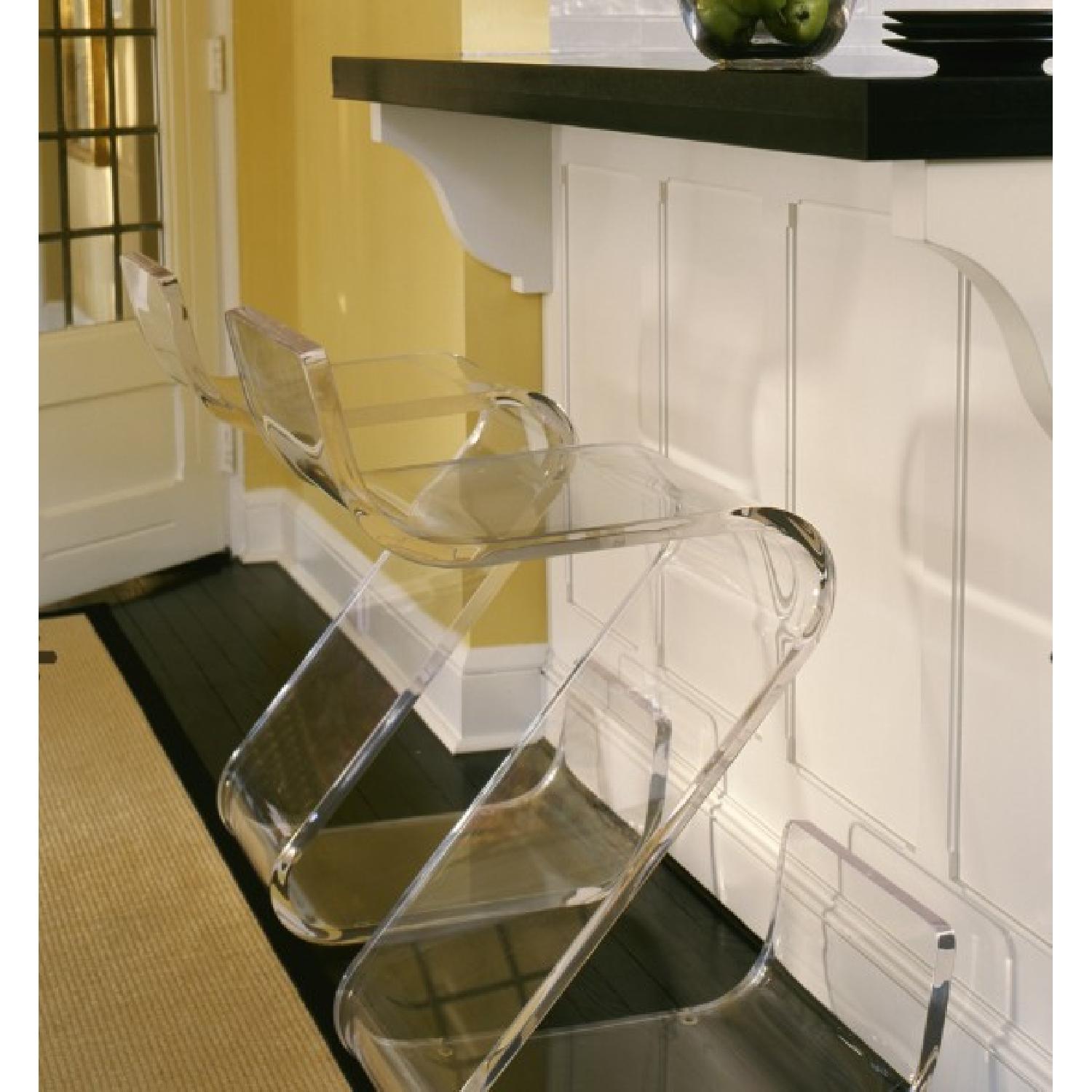 Interlude Home Acrylic/Clear Bar Stools - image-1