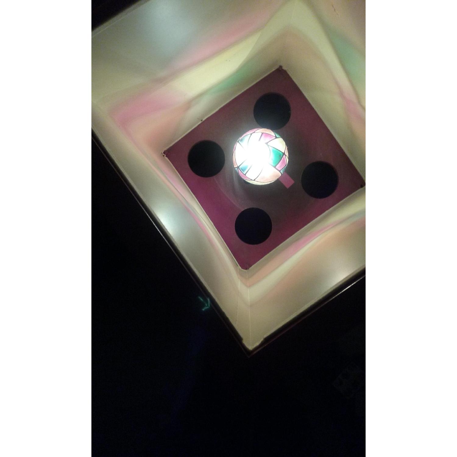 Hand-Painted Cherry Red Floor Lamp - image-6