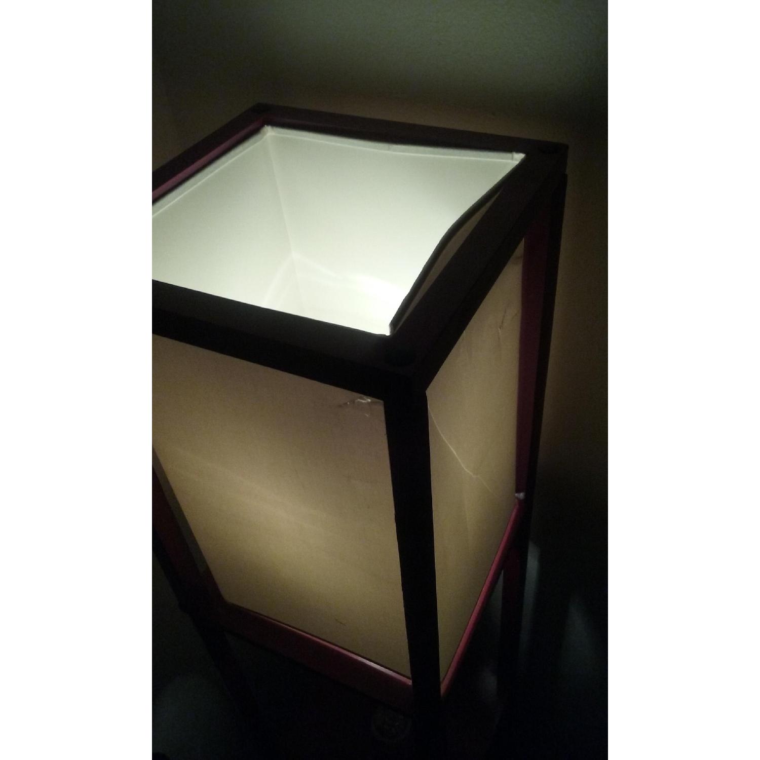 Hand-Painted Cherry Red Floor Lamp - image-10