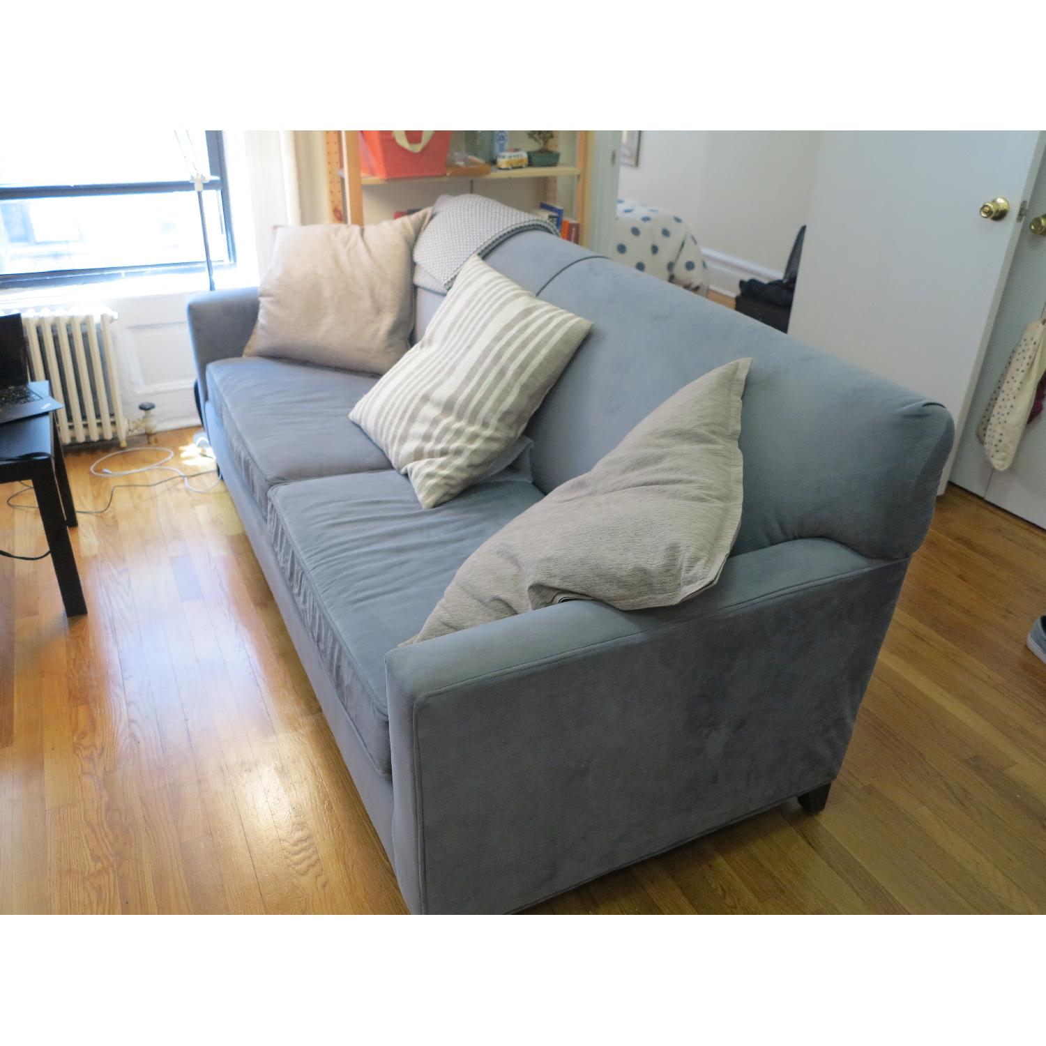 Rowe Furinture Light Blue Sofa Bed - image-2