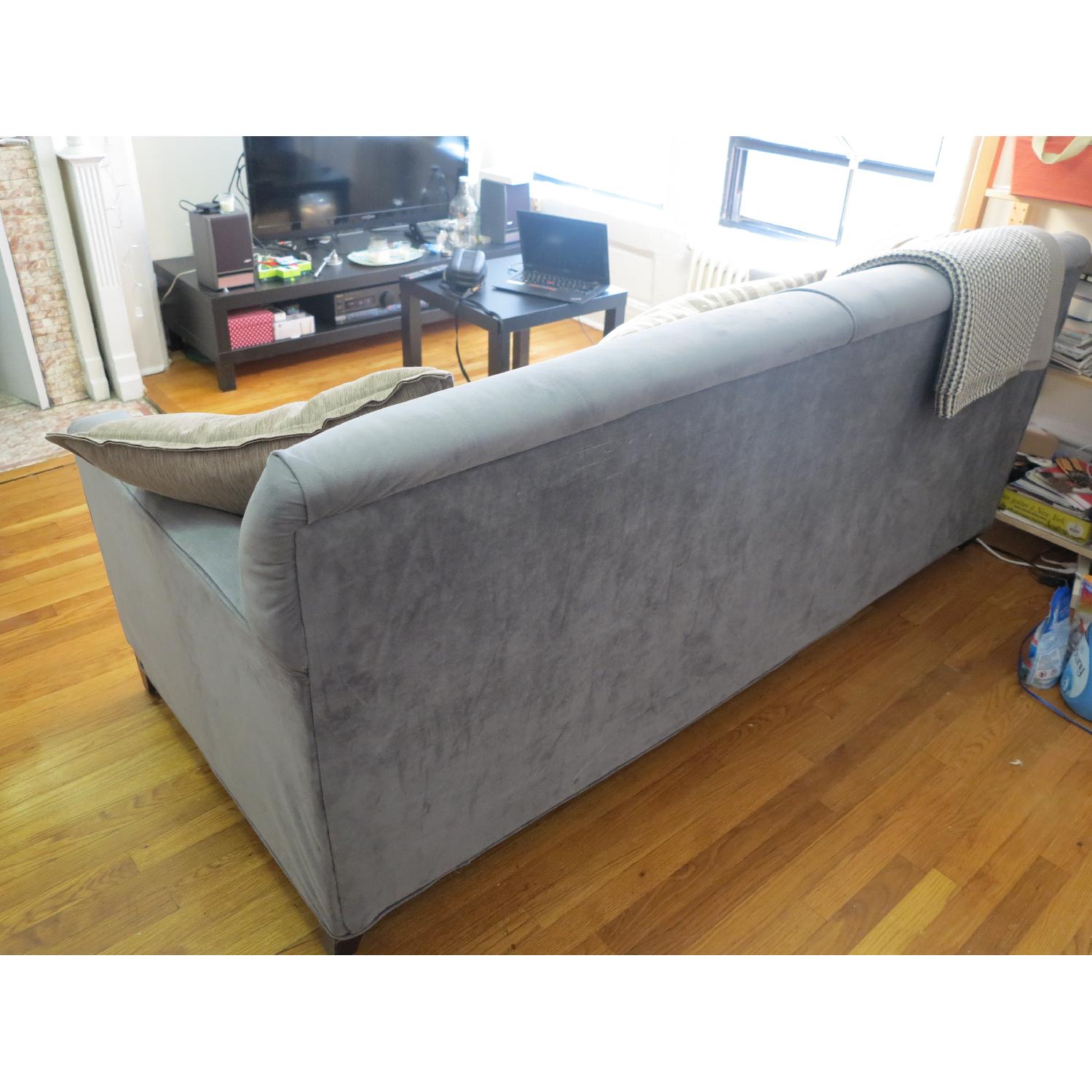 Rowe Furinture Light Blue Sofa Bed - image-4