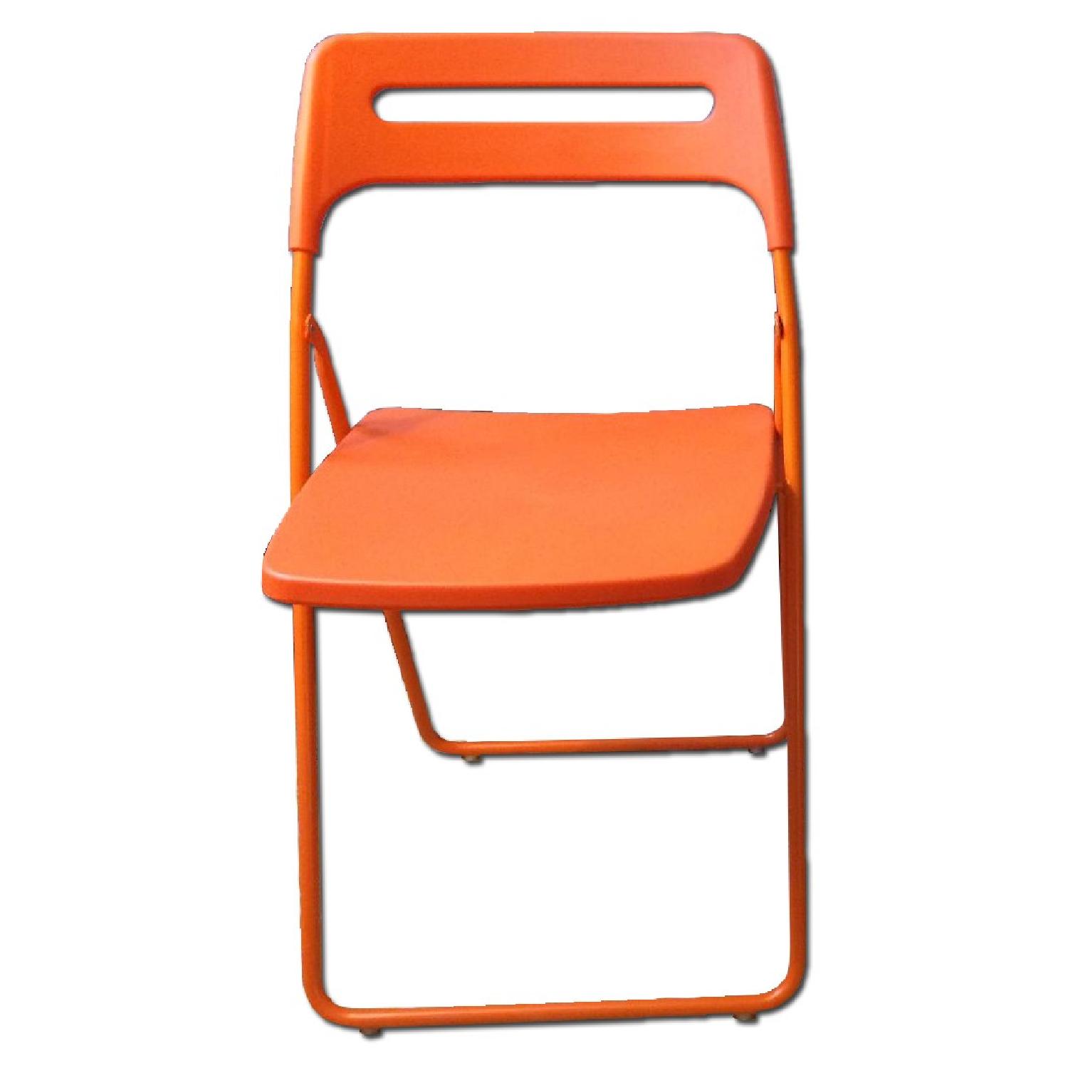 Ikea Orange Folding Chair - image-8