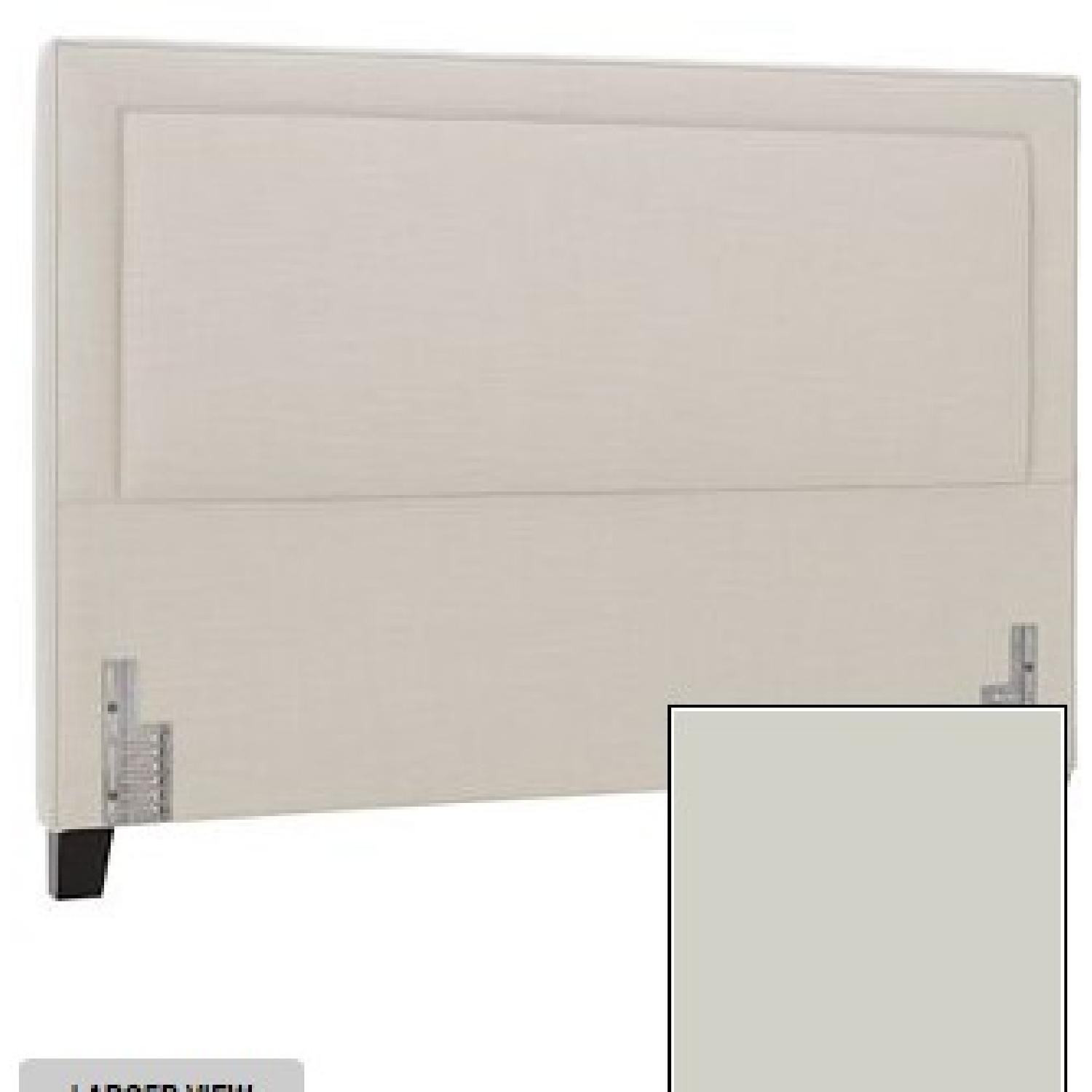 Macy's Full Size Bed Frame w/ Upholstered Headboard - image-3