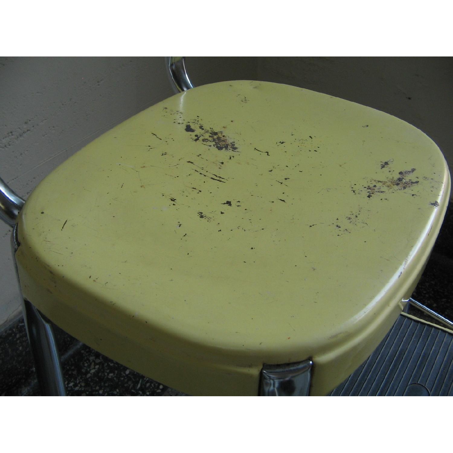 Vintage 1950s Cosco Folding Step Stool/Counter Height Chair - image-8