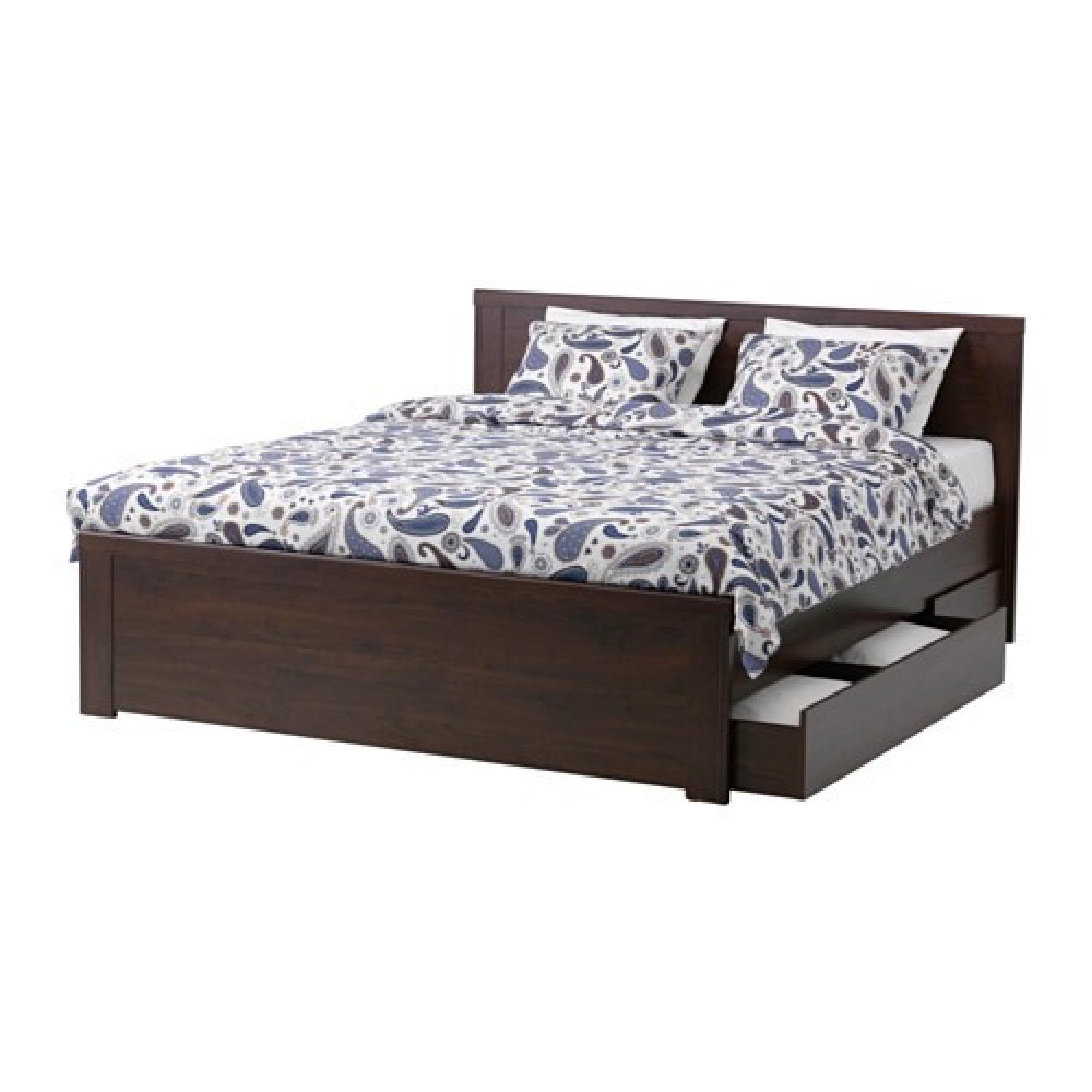 Ikea Brusali Full Bed Frame - image-5