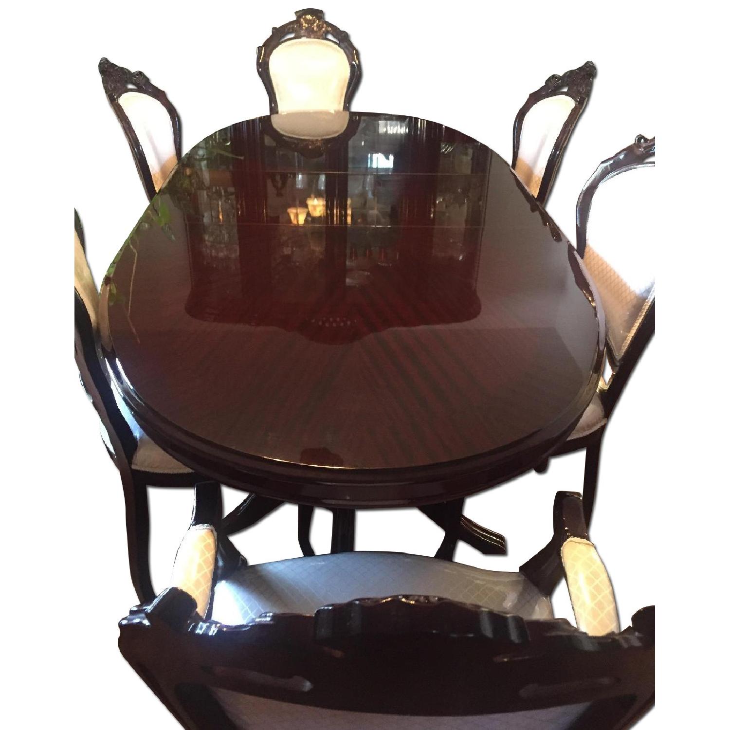 Dining Table w/ 6 Chairs + China Cabinet. - image-0