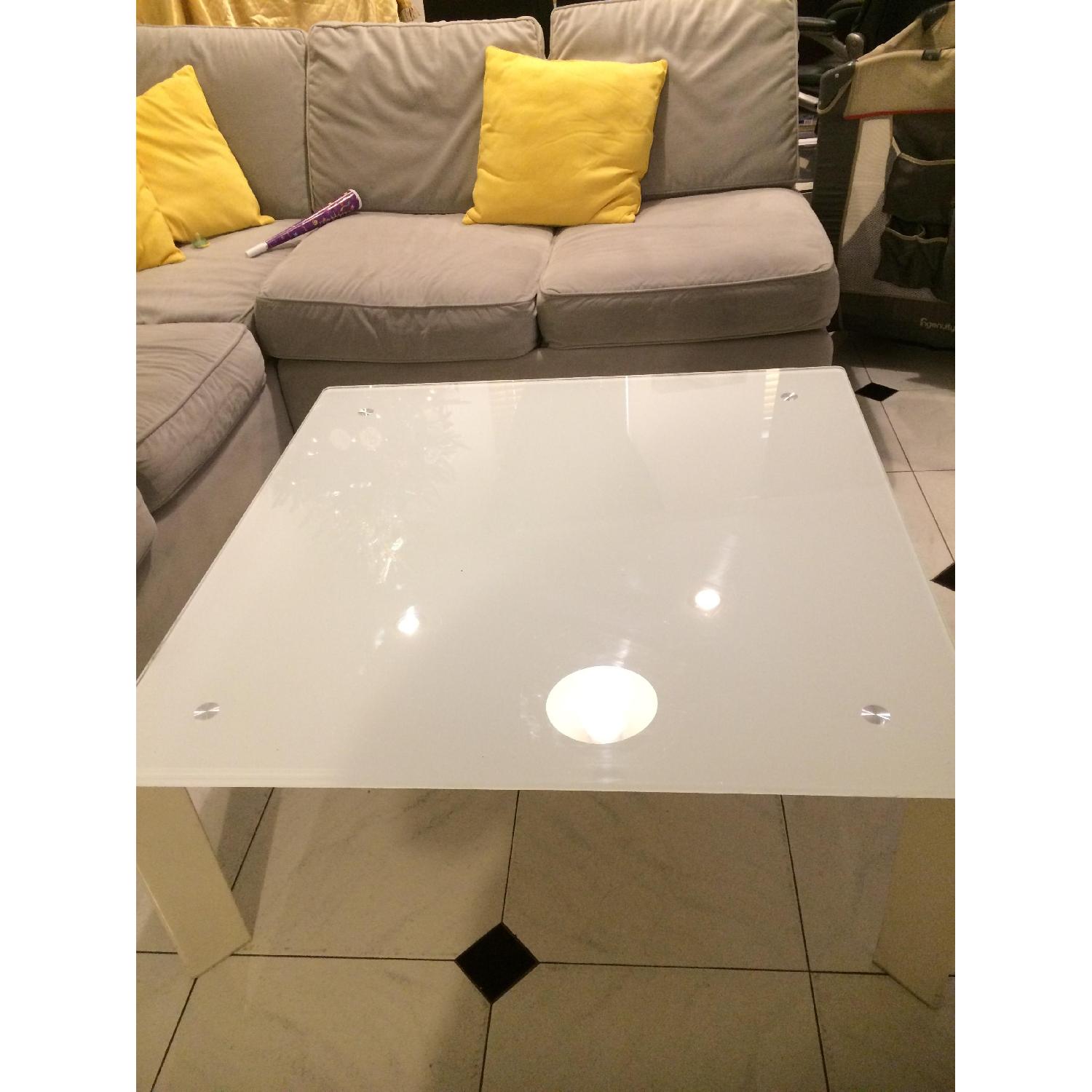 Ikea White Coffee Table - image-2