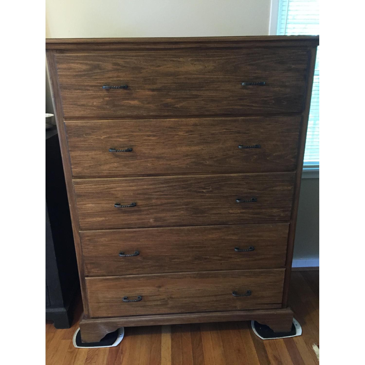 Solid Wood Chest Of Drawers w/ Dovetail Joinery - image-1