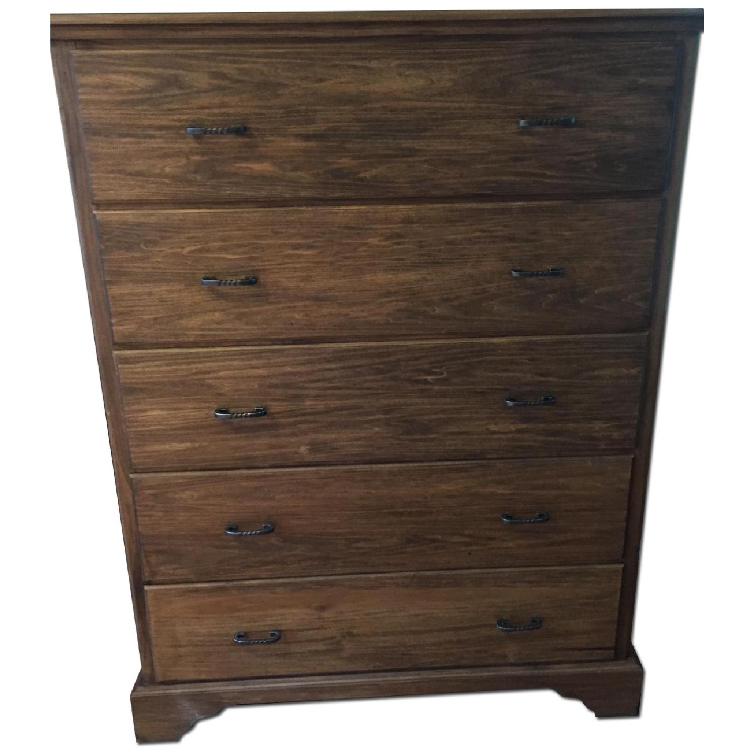 Solid Wood Chest Of Drawers w/ Dovetail Joinery - image-0