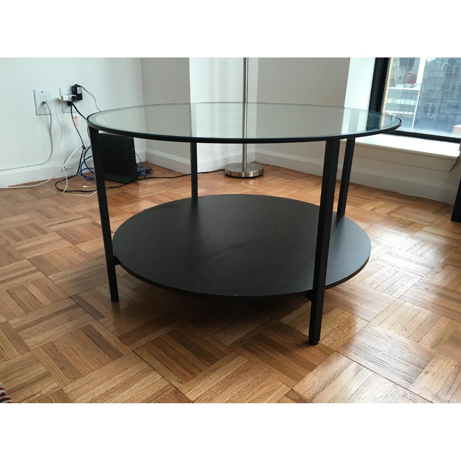 Ikea Vittsj Glass Coffee Table - image-3