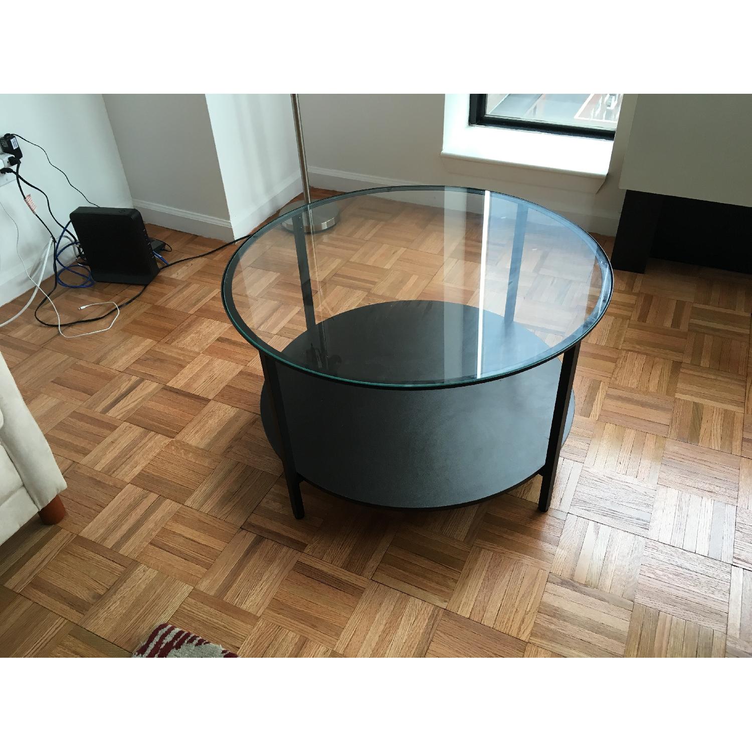 Ikea Vittsj Glass Coffee Table - image-5