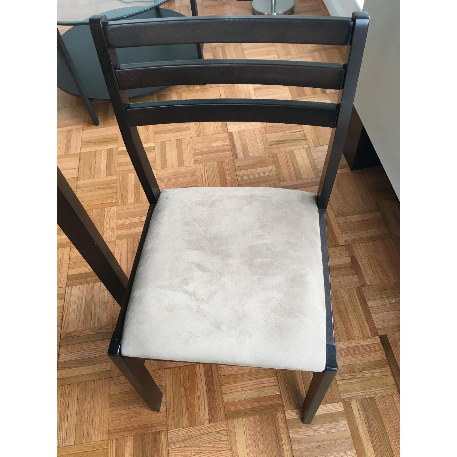 Overstock Cappuccino 3-Piece Solid Top Drop-Leaf Dinette Set - image-3