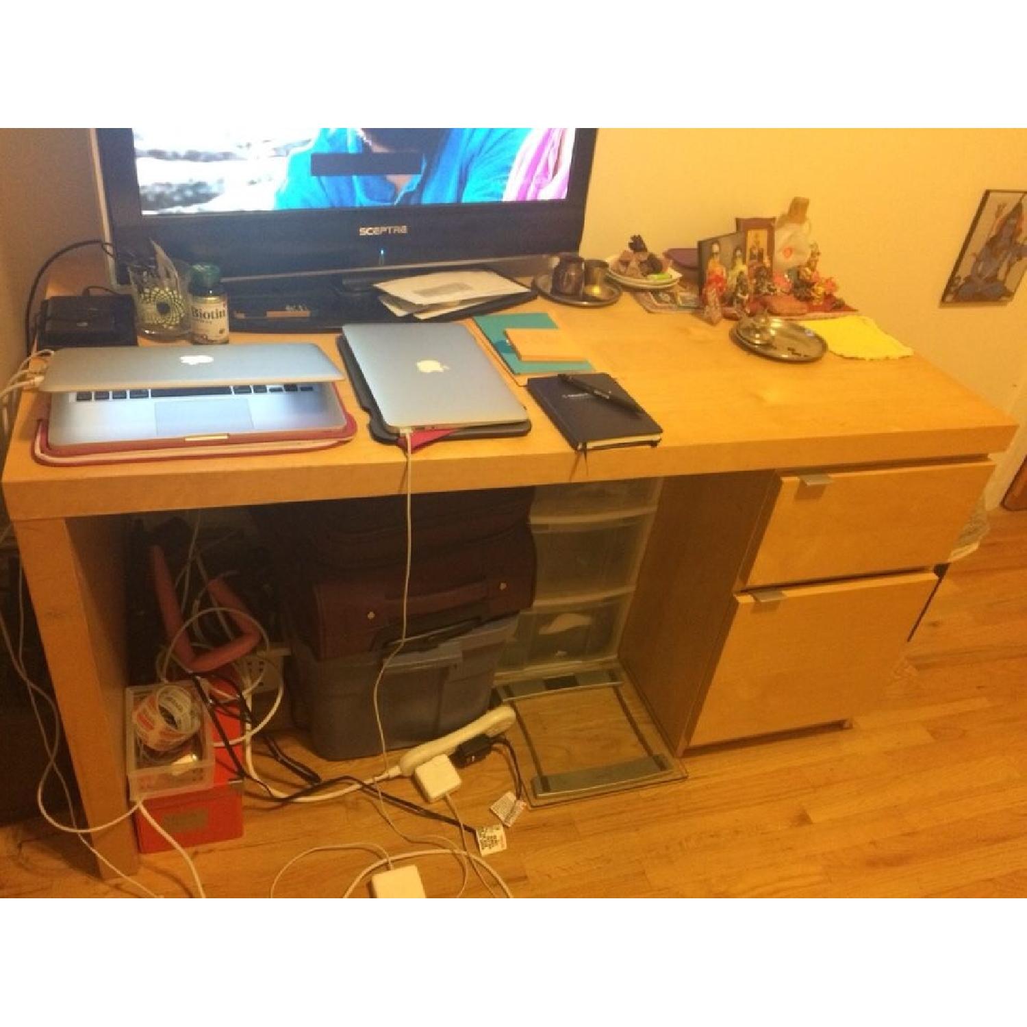 Ikea Desk w/ Drawer - image-1