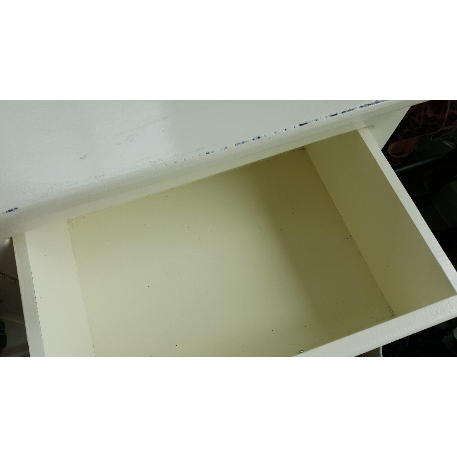 Shabby Chic White Solid Wood Sideboard - image-3