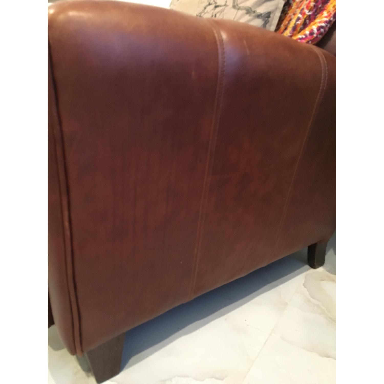Brown Barcalounger Leather Arm Chair - image-8