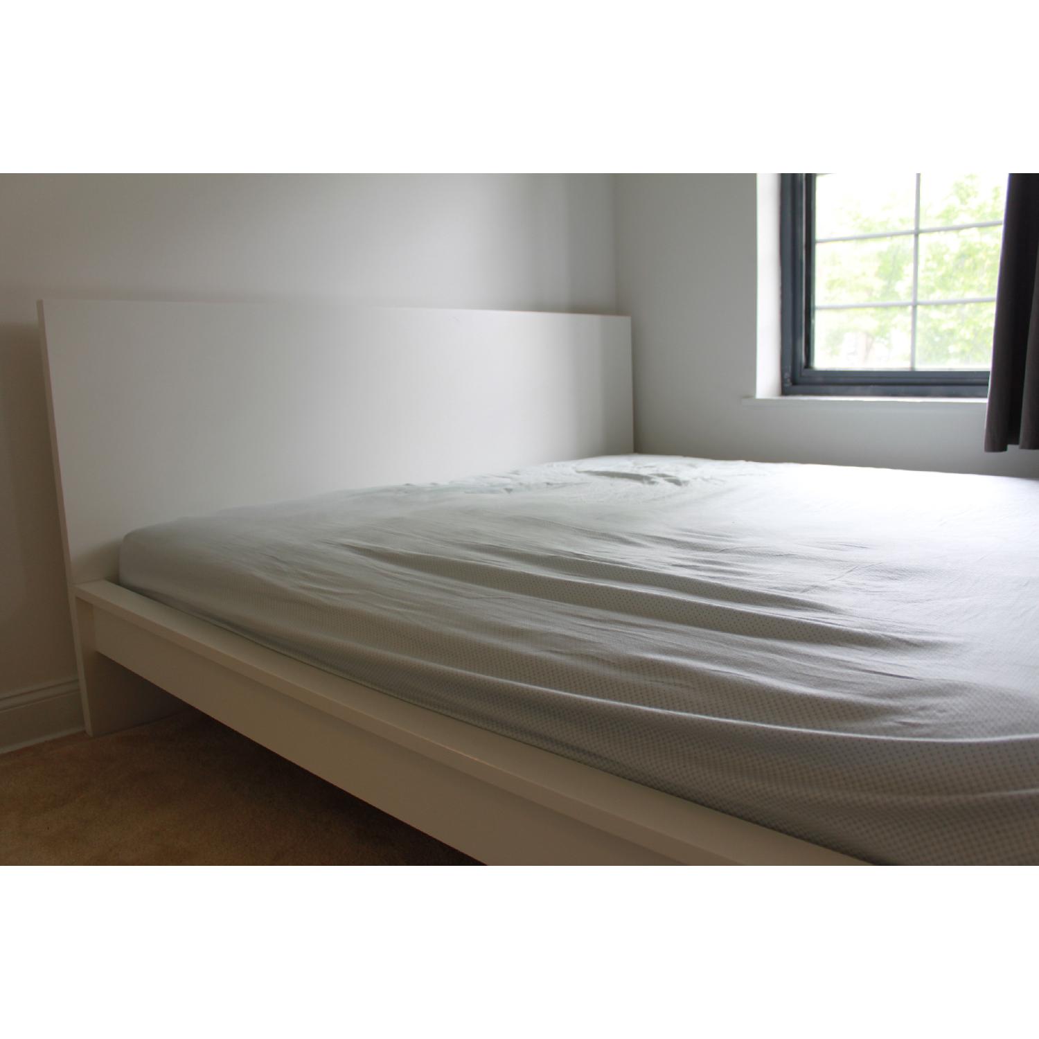 Ikea Malm White King Bed Frame - image-1