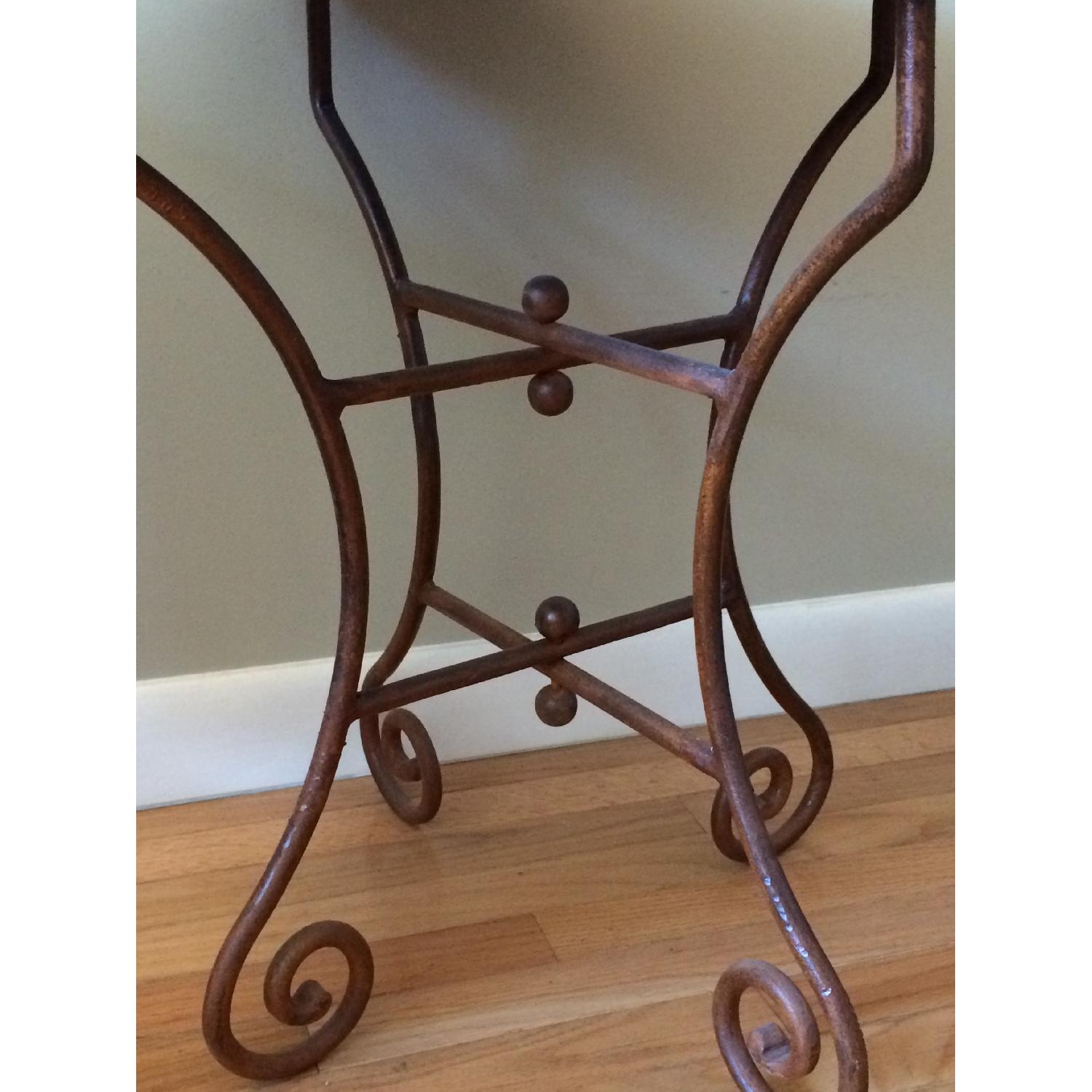 Hammered Copper Top End Tables - image-2