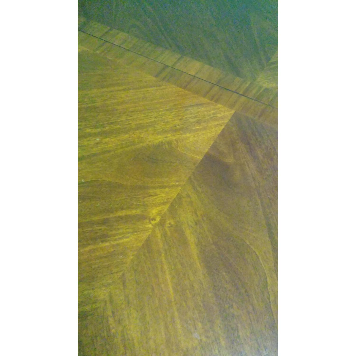 Brown Round Wood Table - image-4