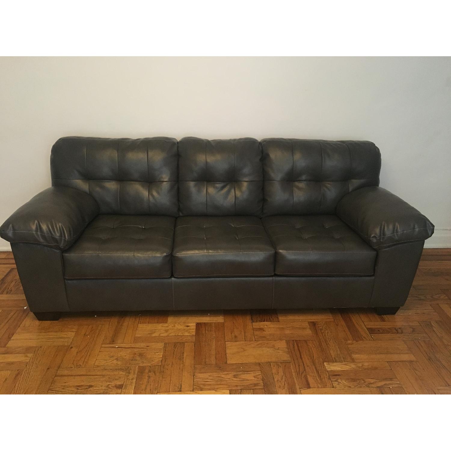 Charcoal Gray Sofa - image-1