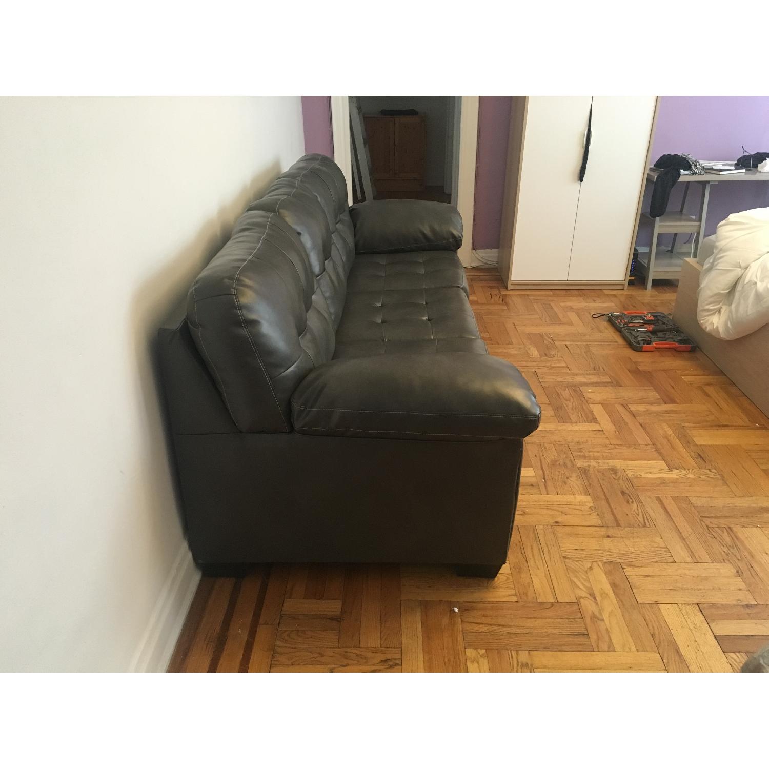 Charcoal Gray Sofa - image-2