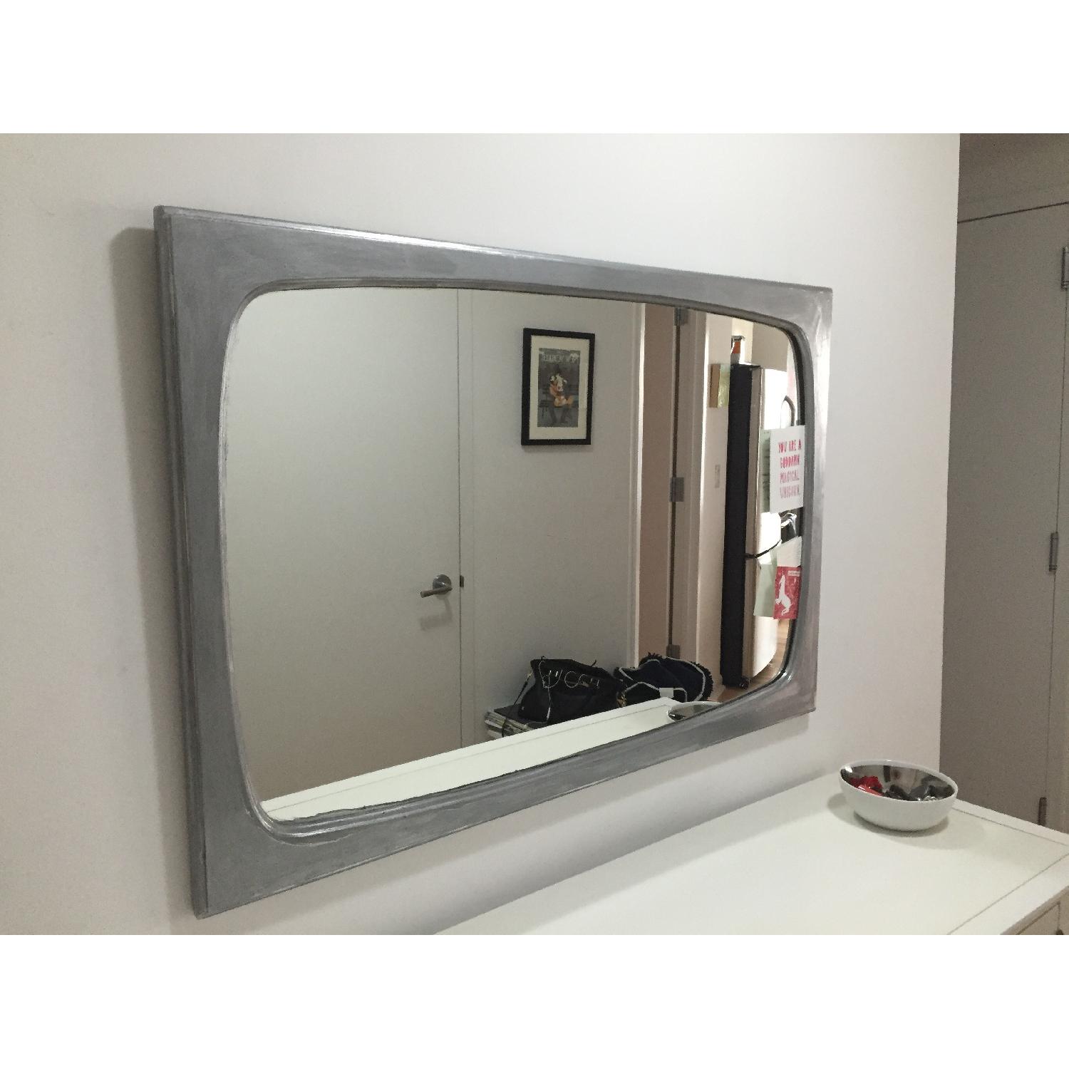 Painted Silver Mirror - image-1
