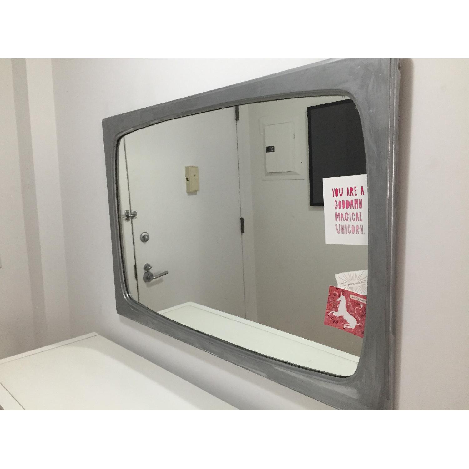 Painted Silver Mirror - image-2