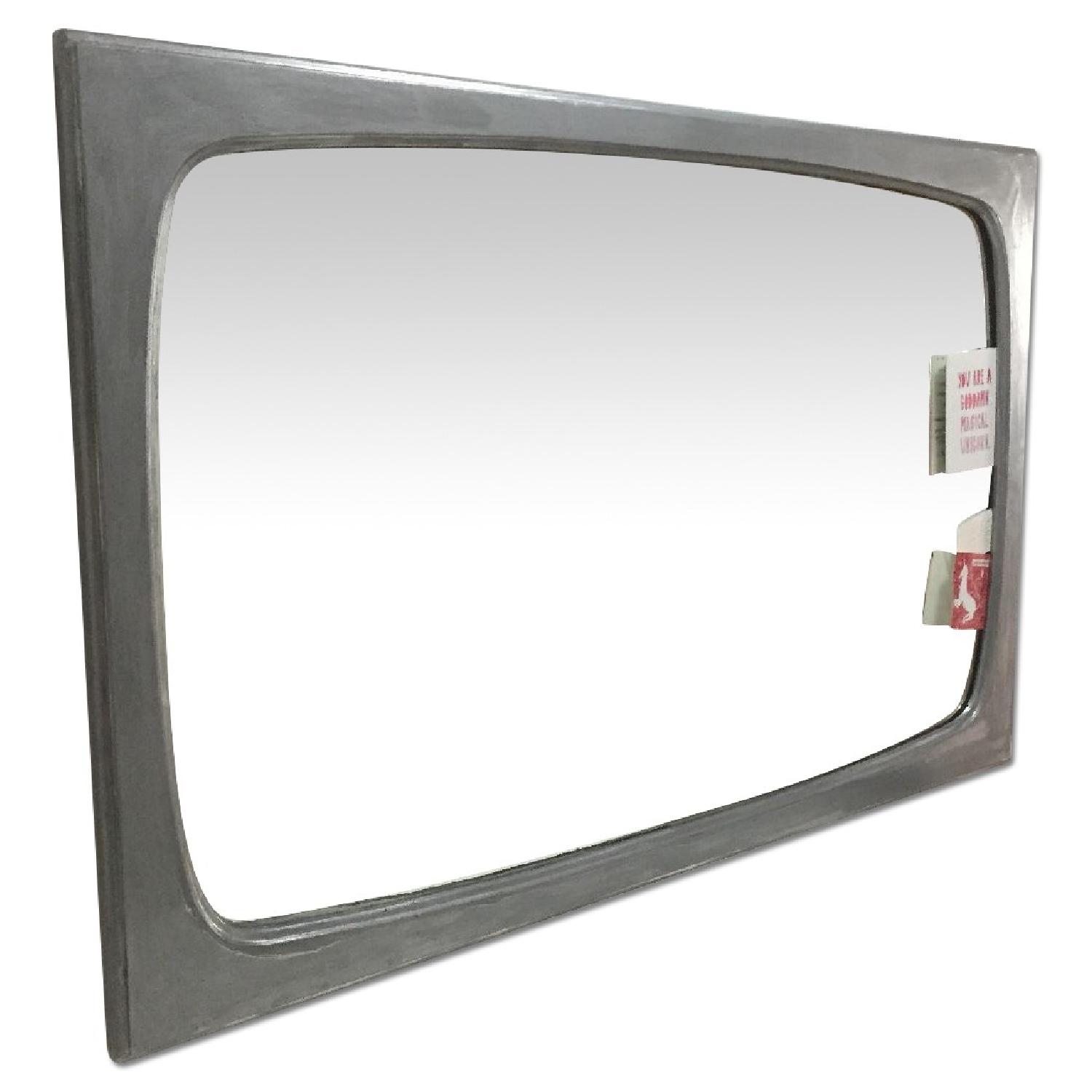 Painted Silver Mirror - image-0