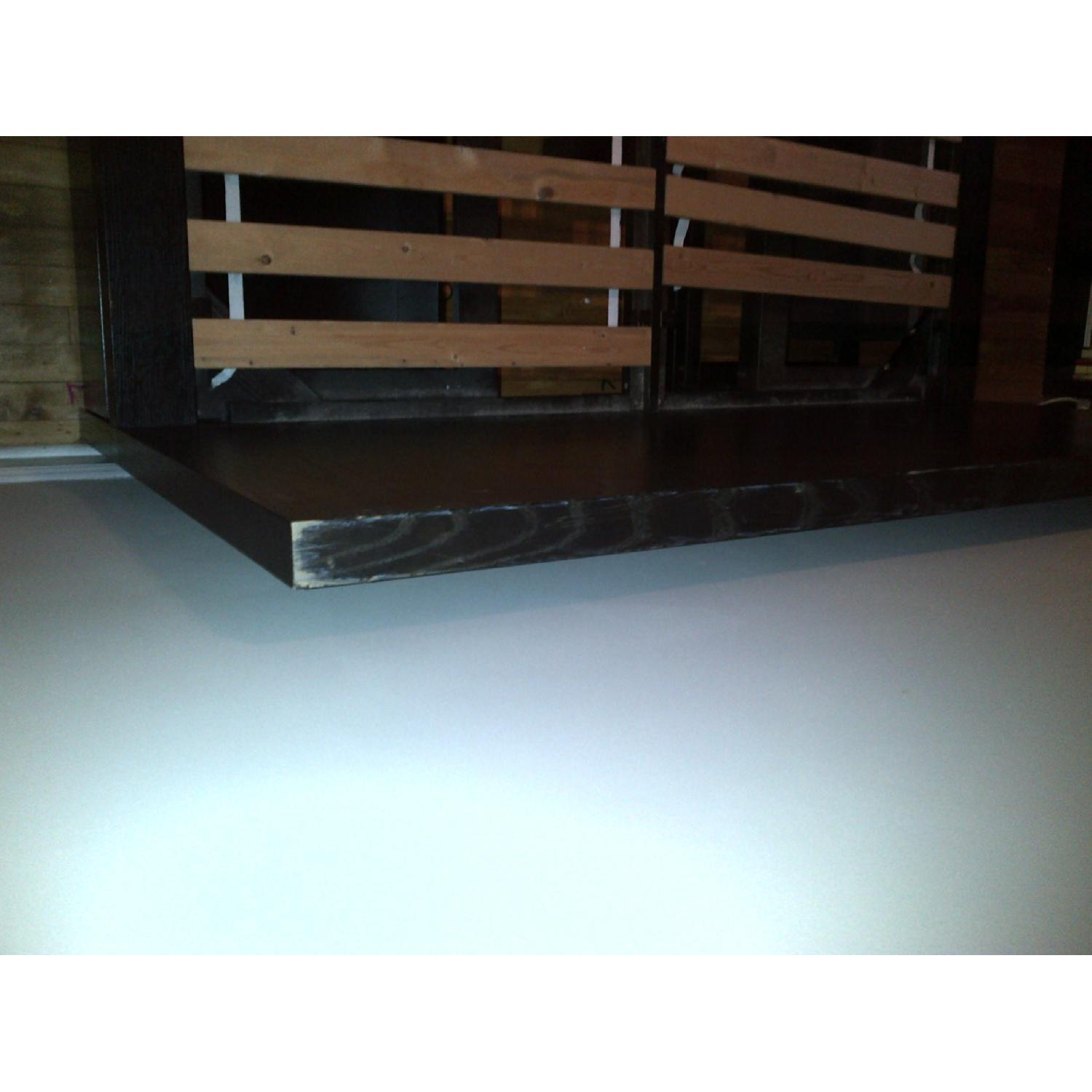 West Elm Wood Full/ Queen Platform Storage Bed w/ Headboard & 4-Drawers - image-8