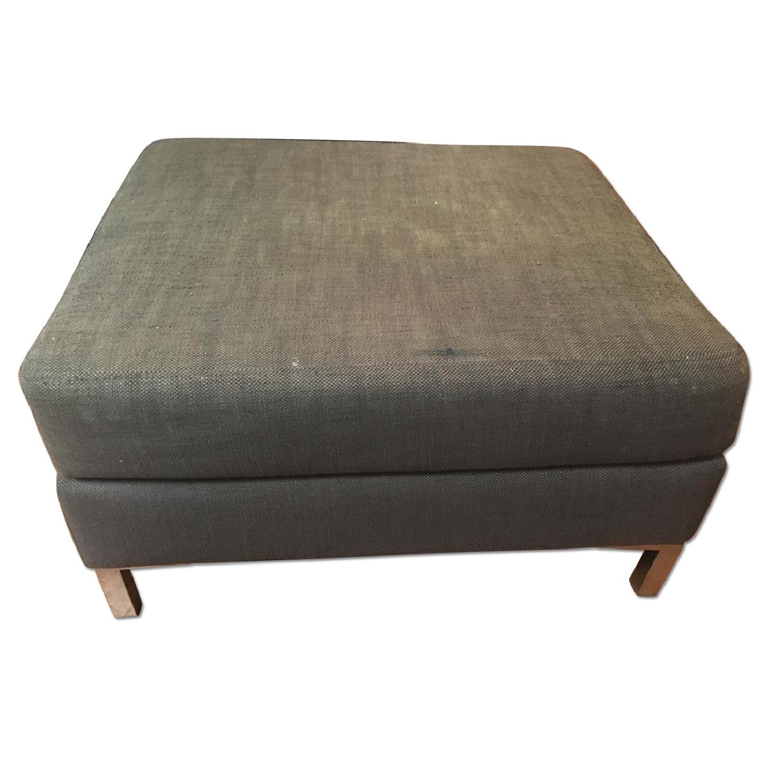 West Elm Chair & Ottoman - image-6