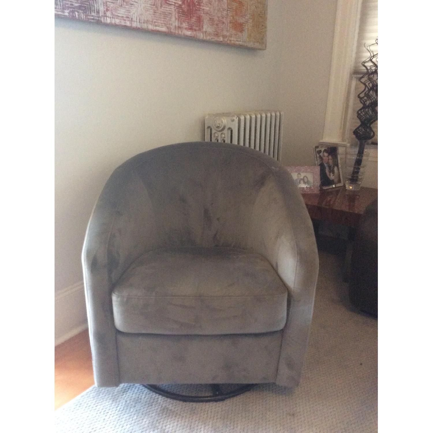 Rocking Swivel Accent Chair - image-1