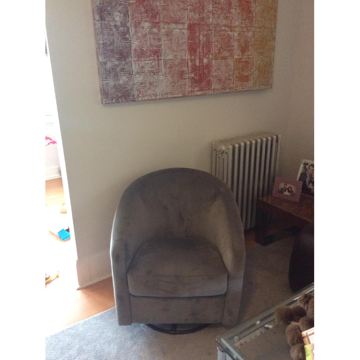 Rocking Swivel Accent Chair - image-4