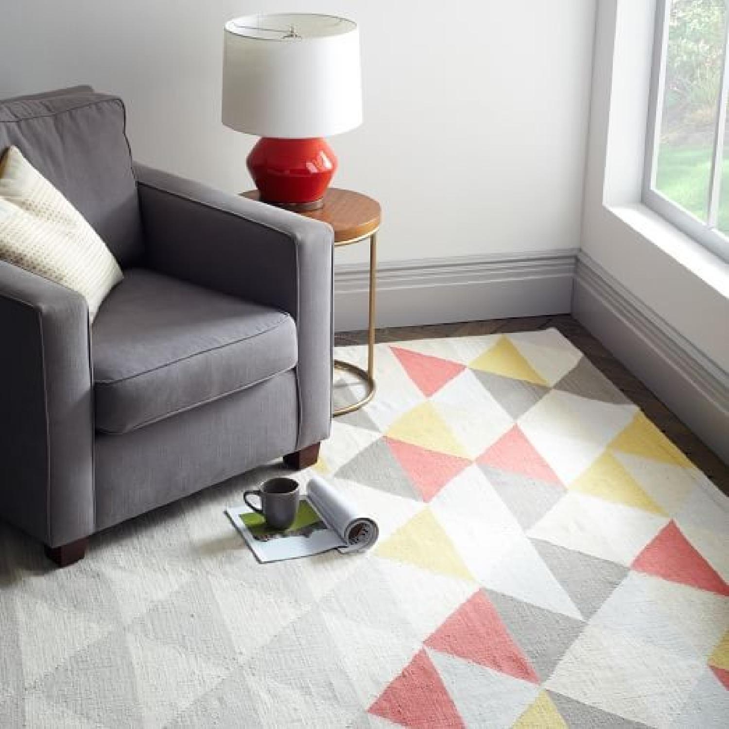 West Elm Sarah Campbell Mosaic Triangles Wool Rug - image-1