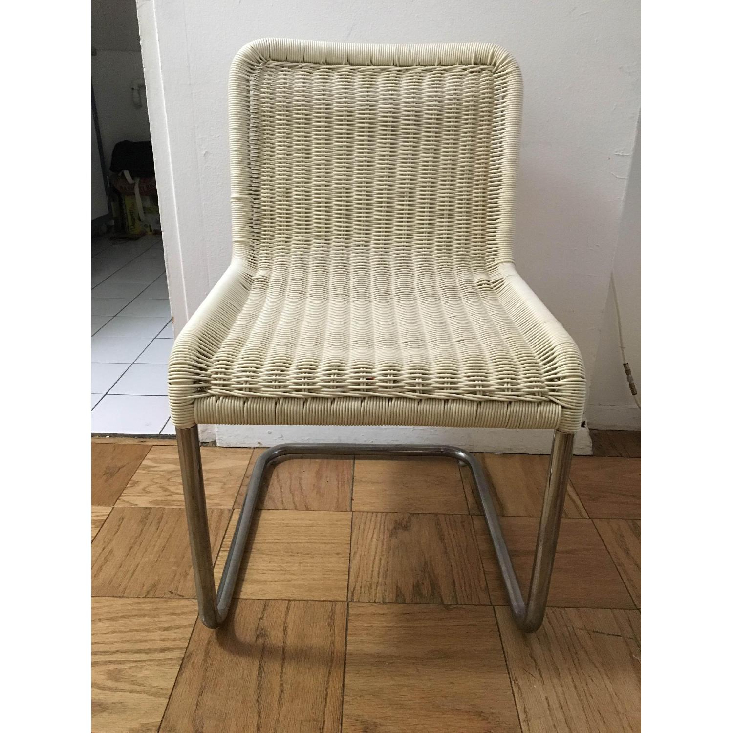 Marcell Breuer Style Wicker Dining Chairs - image-1