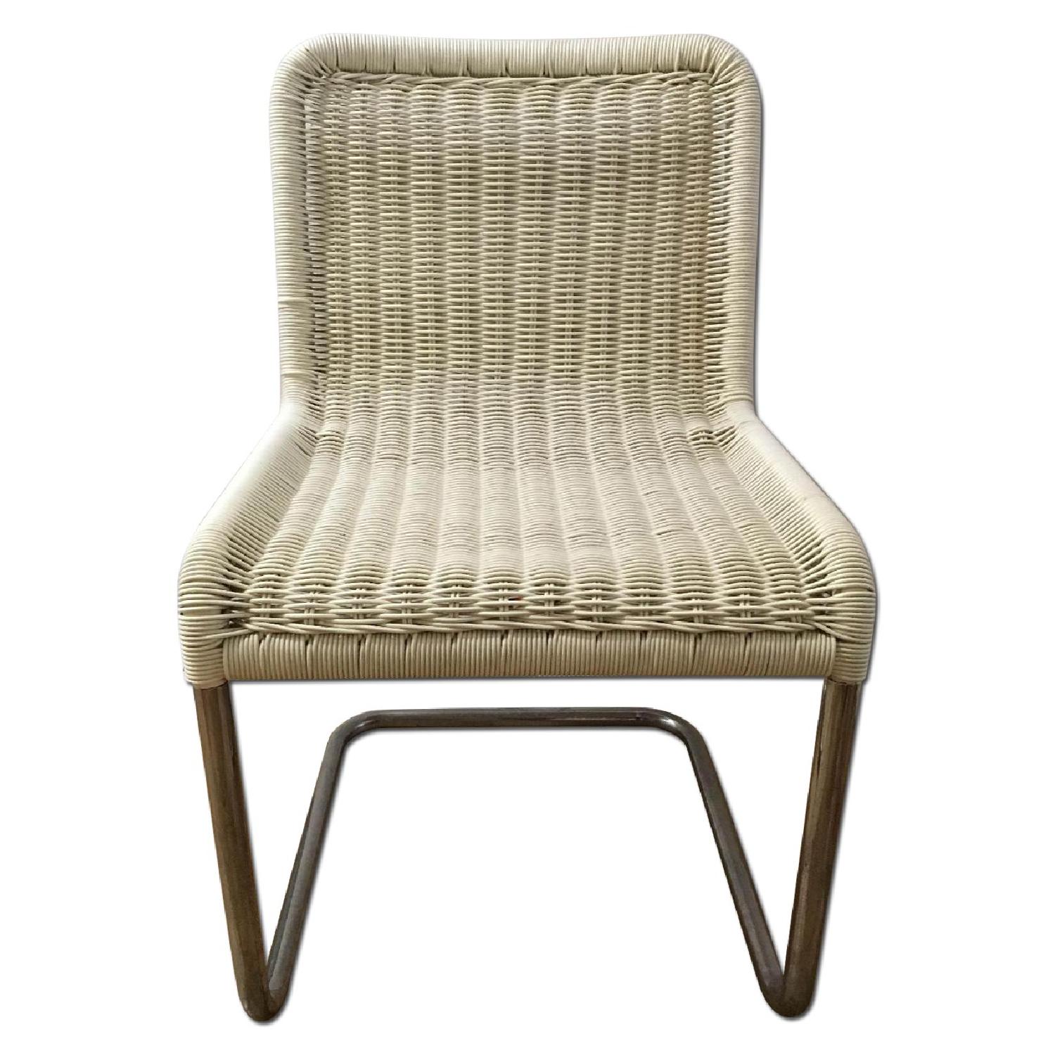 Marcell Breuer Style Wicker Dining Chairs - image-0