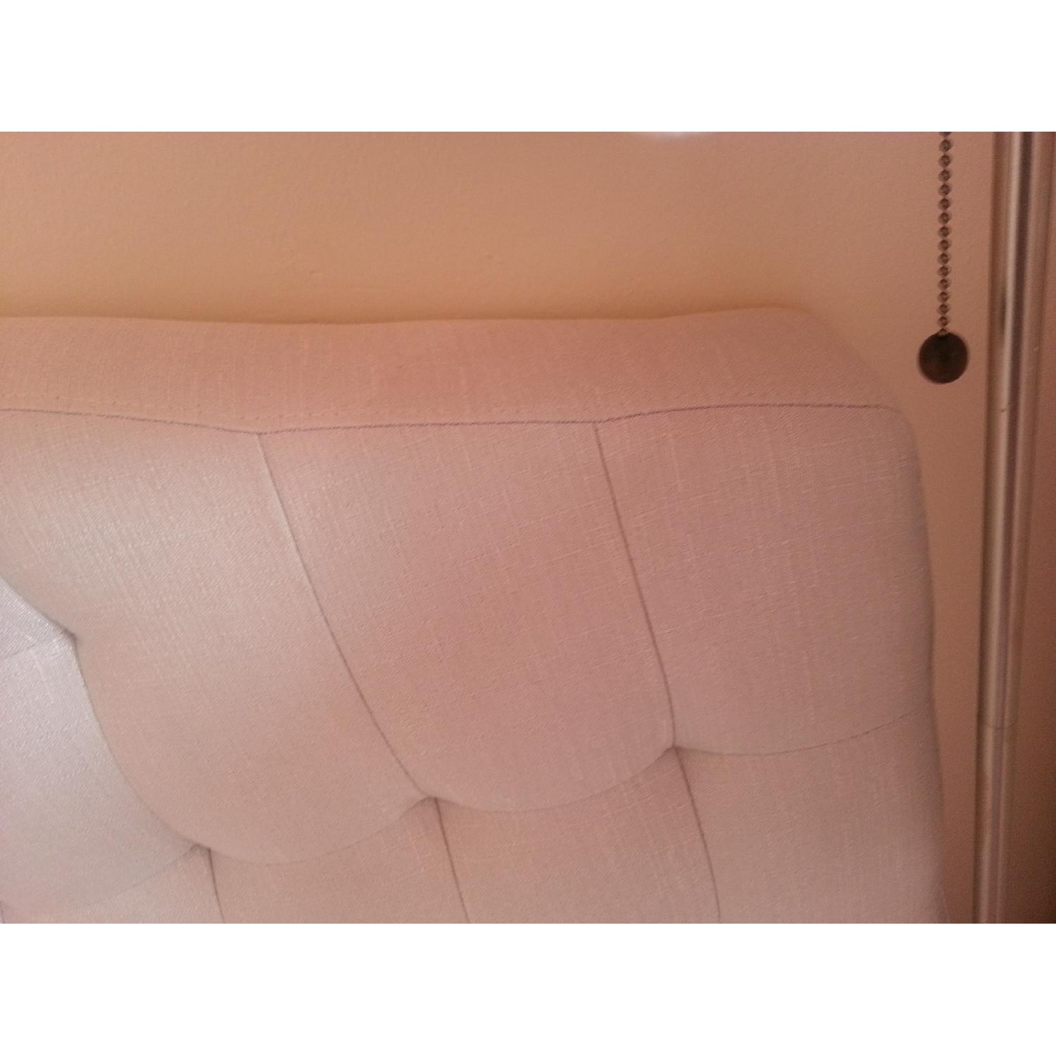 PRI Fabric Living Room Bench in Ivory - image-10