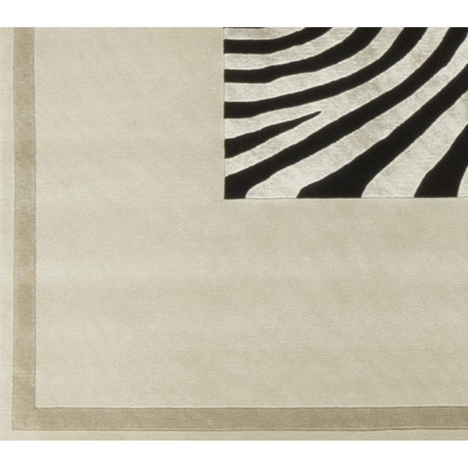 Modern Contemporary Hand Knotted Wool Rug - image-3