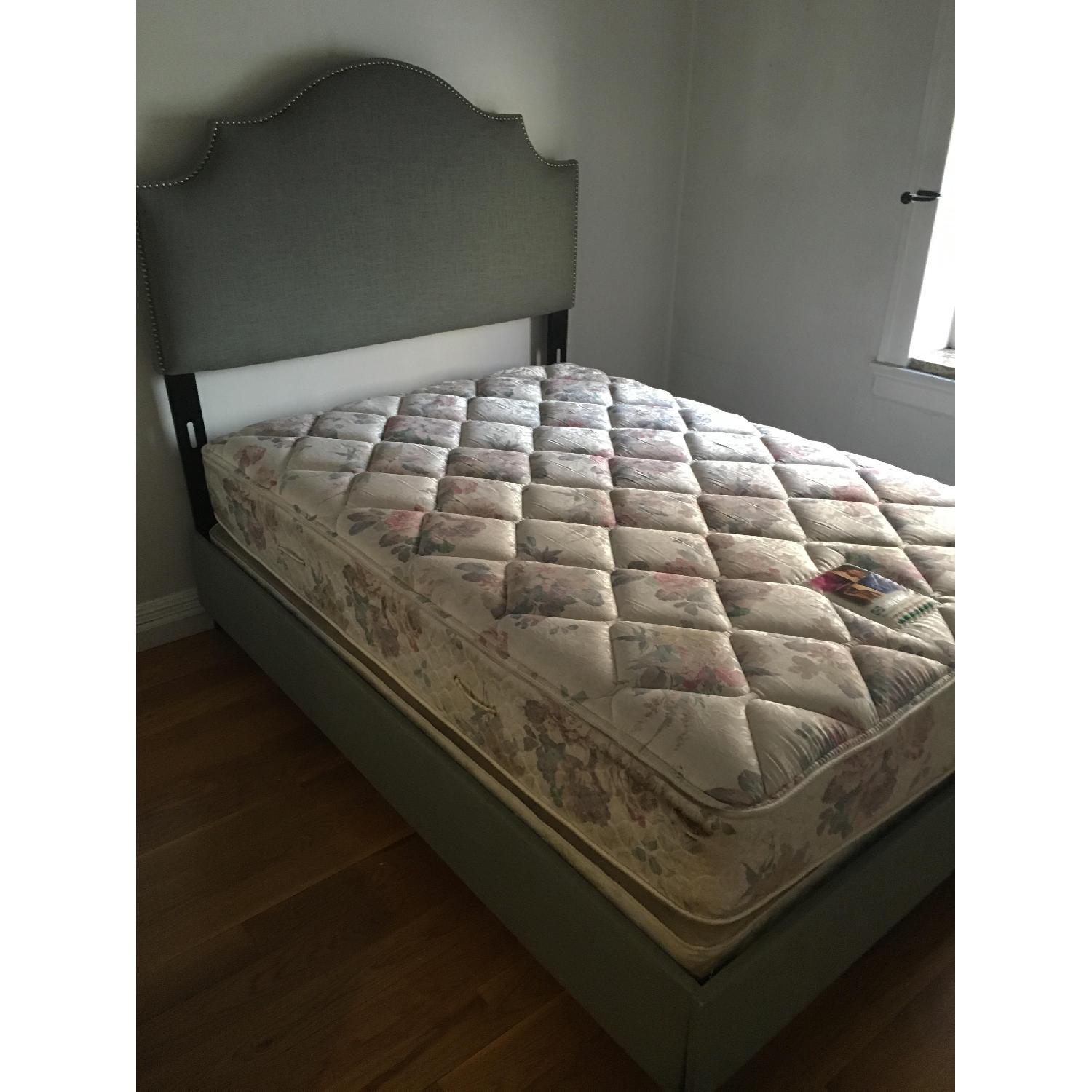 Skyline Furniture Aurora Full Bed Frame in Linen Gray - image-3