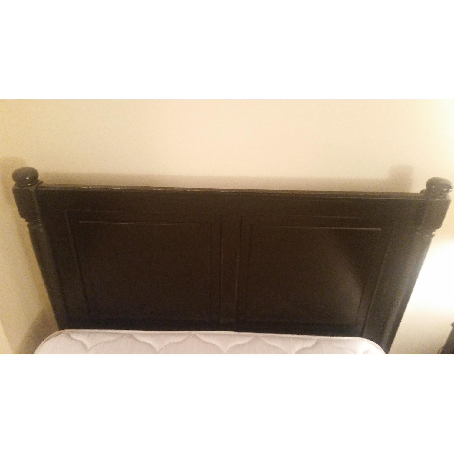 Pottery Barn Queen Size Bed Frame + Dresser + Bedside Table - image-3
