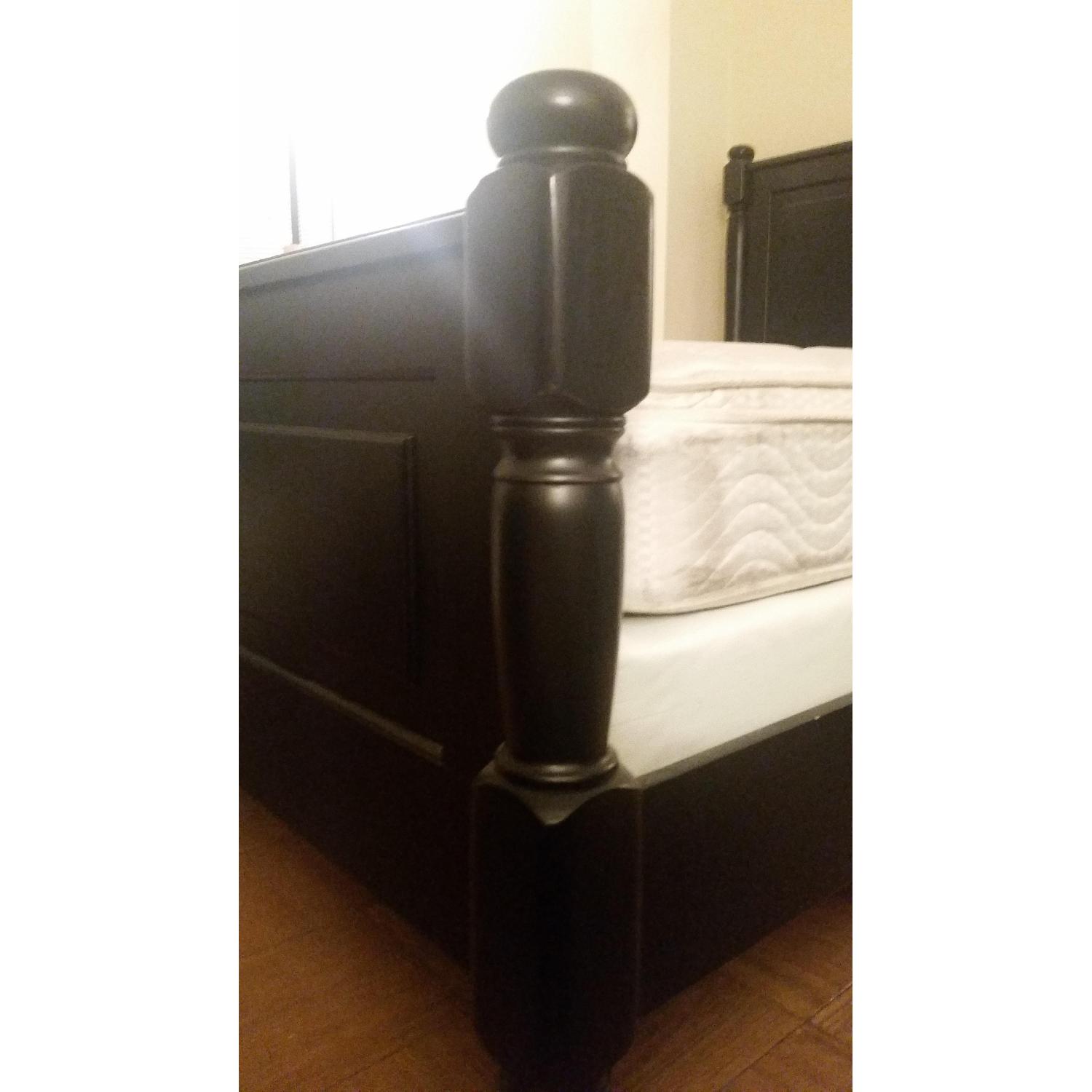Pottery Barn Queen Size Bed Frame + Dresser + Bedside Table - image-4