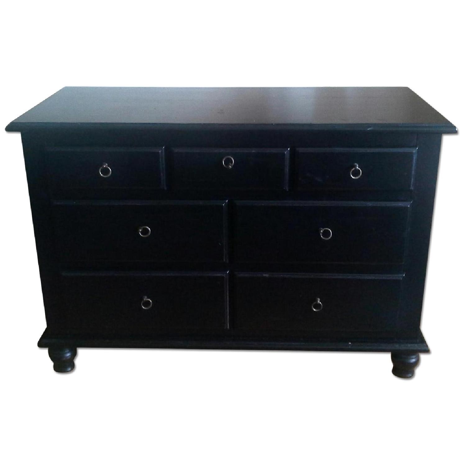 Pottery Barn Queen Size Bed Frame + Dresser + Bedside Table - image-11