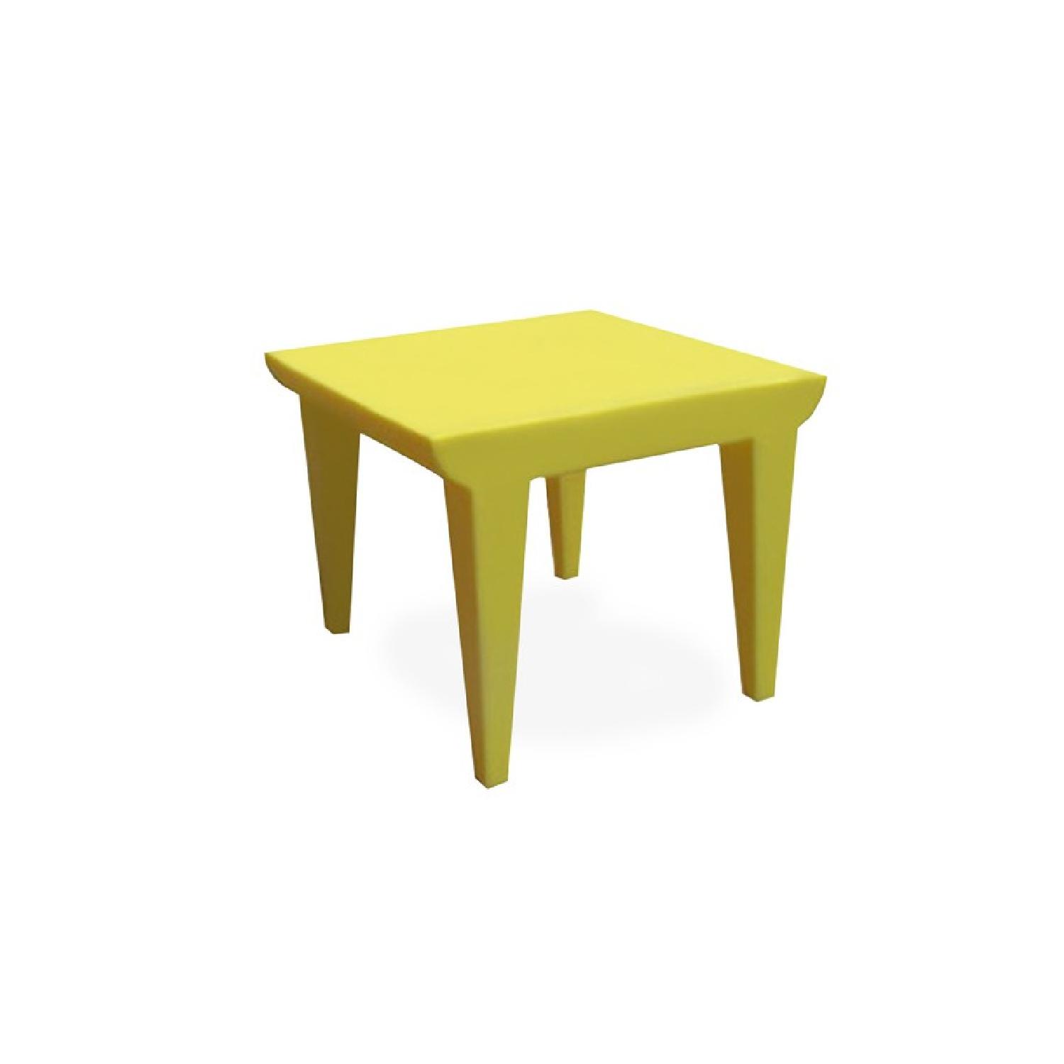 Kartell Philippe Stark Bubble Club Side Tables in Yellow - image-3