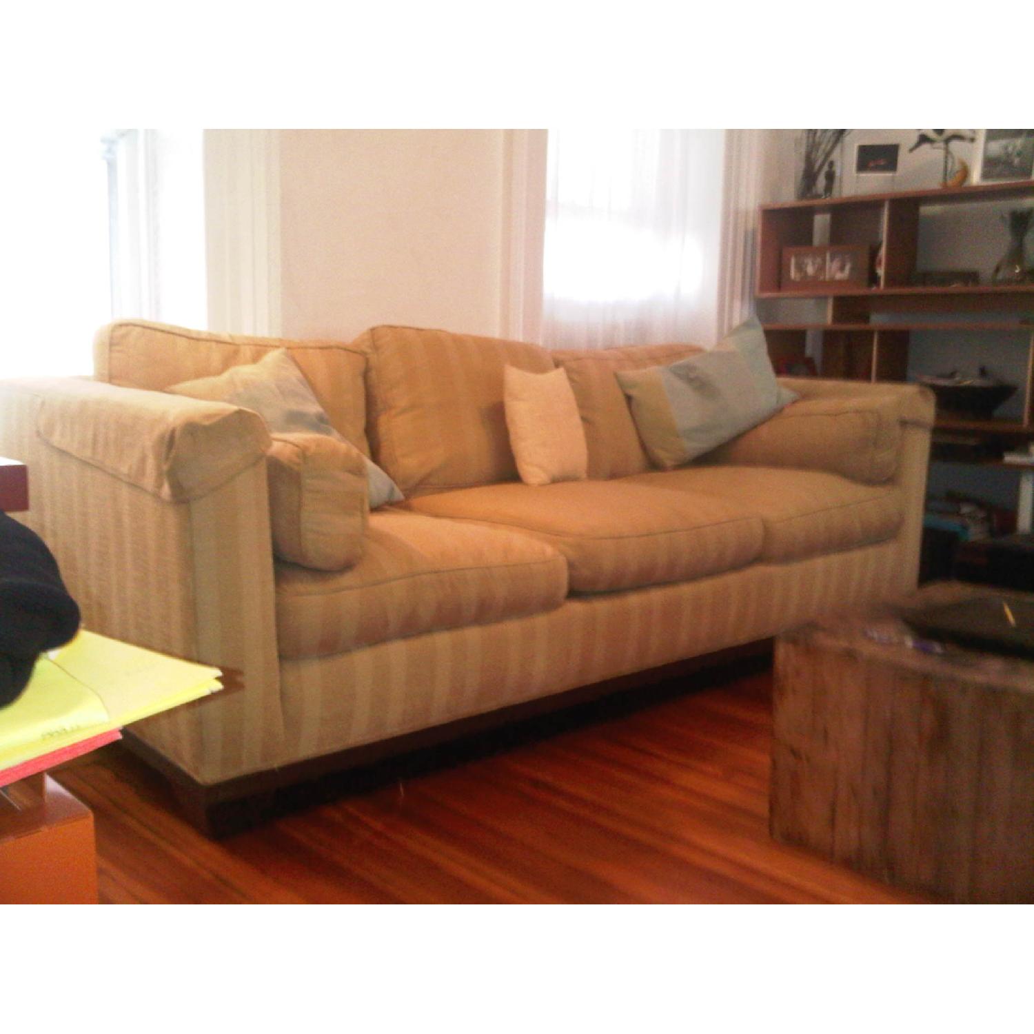 Baker Furniture Barbara Barry Reeded Base Sofa - image-3