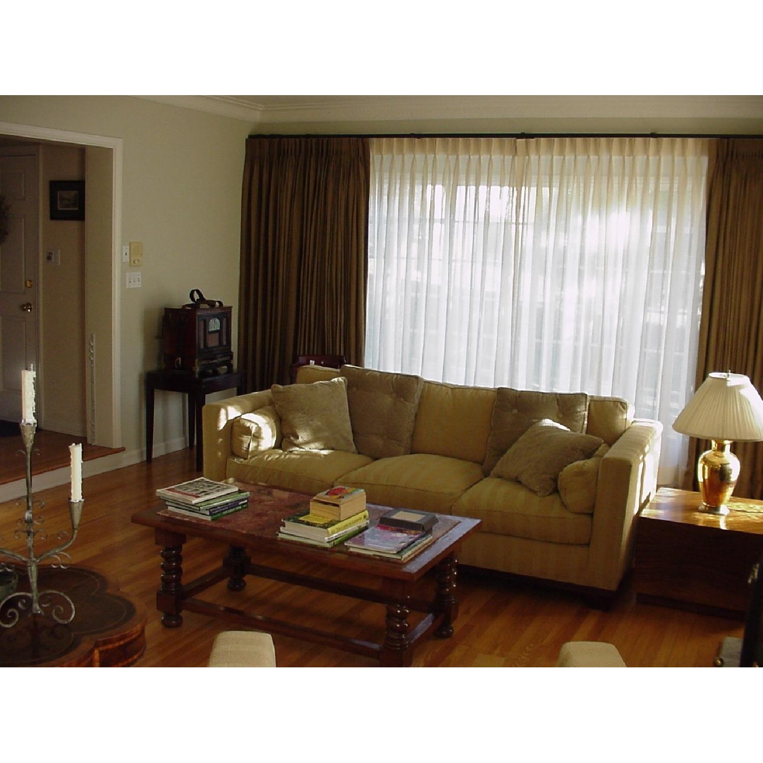 Baker Furniture Barbara Barry Reeded Base Sofa - image-4